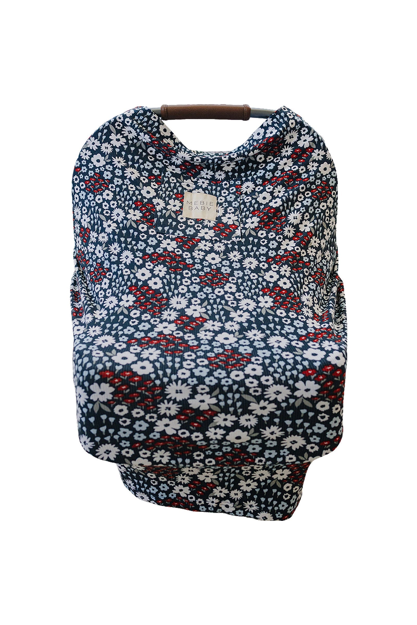 Americana Floral Ribbed Multi-Use, Bamboo, Car Seat & Nursing Cover, Baby