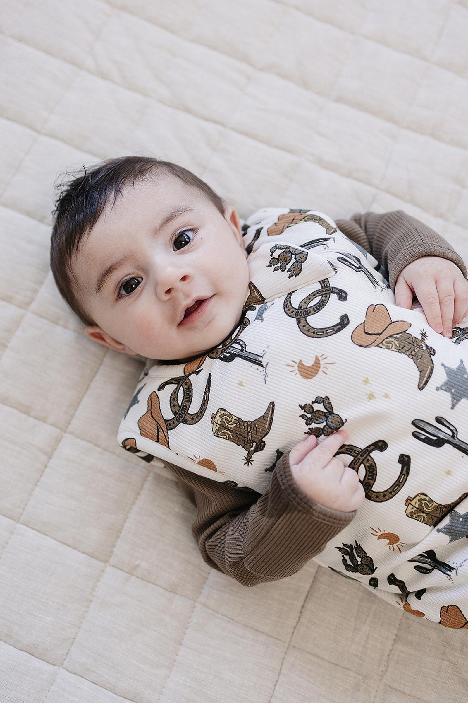 Outlaw Cowboy Bamboo Baby Sleep Sack