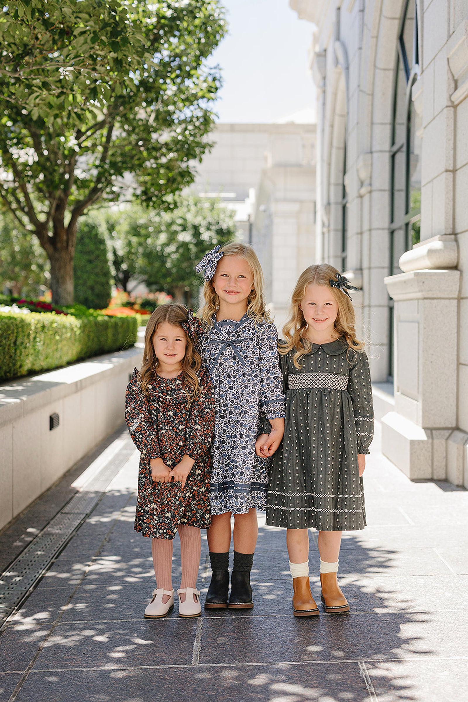 Autumn Midnight Meadow Dress, Cotton, Baby, Toddler & Kids
