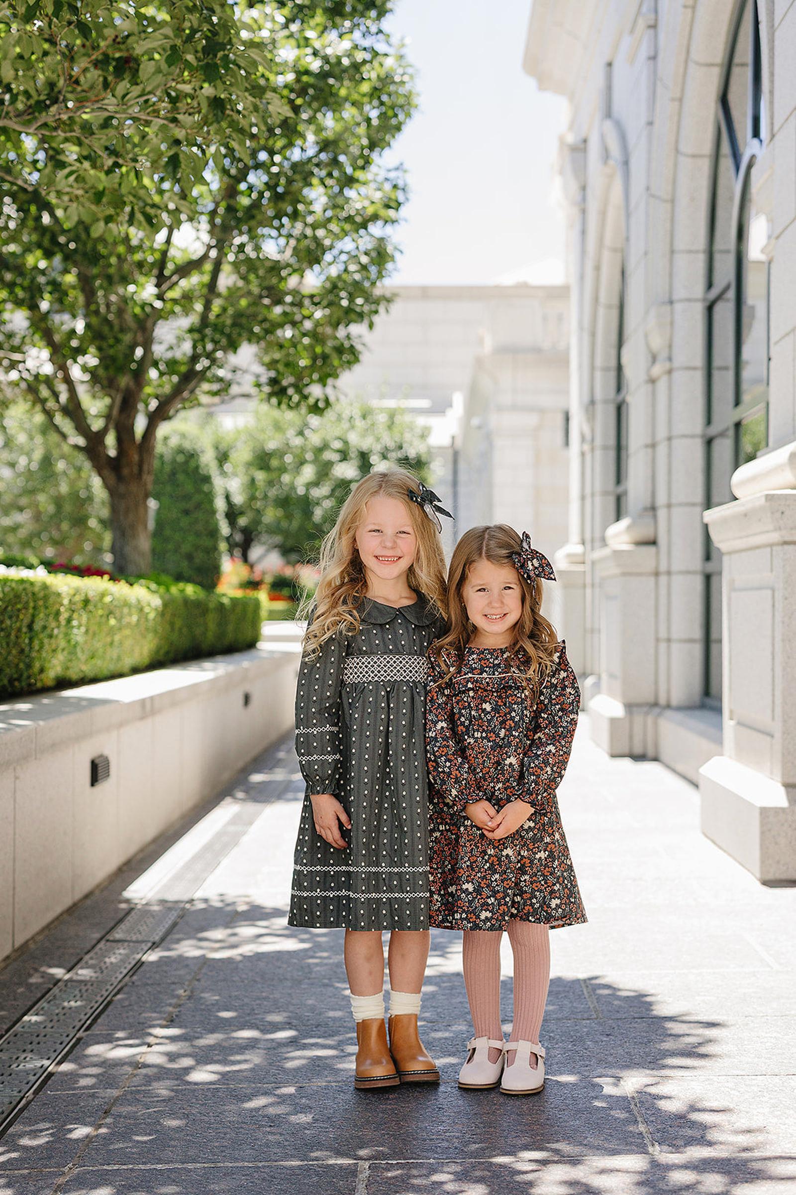 Autumn Midnight Meadow Dress, Cotton, Baby, Toddler & Kids