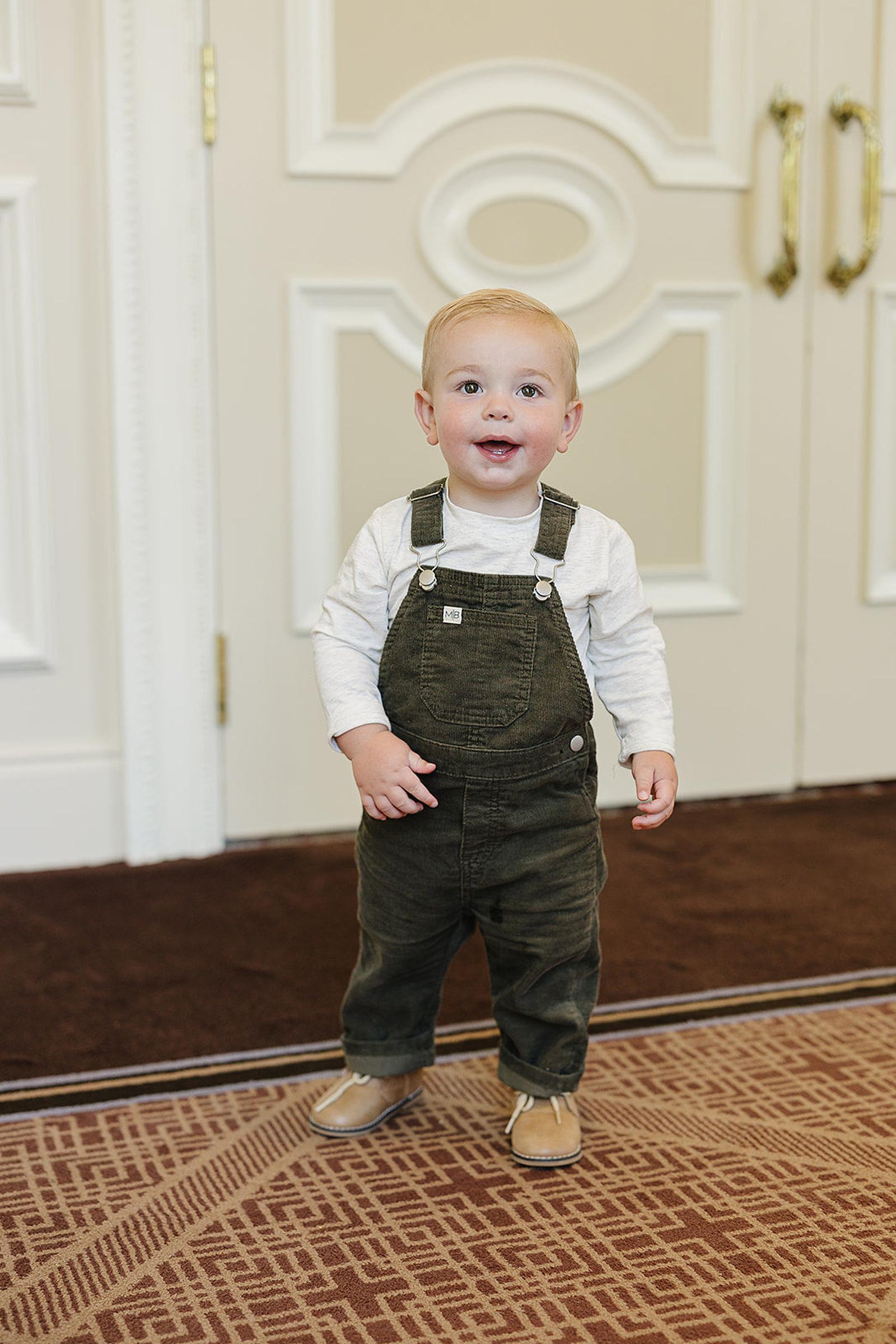 Heather Grey Long Sleeve T-Shirt| Classic Fit, Cotton, Baby & Toddler