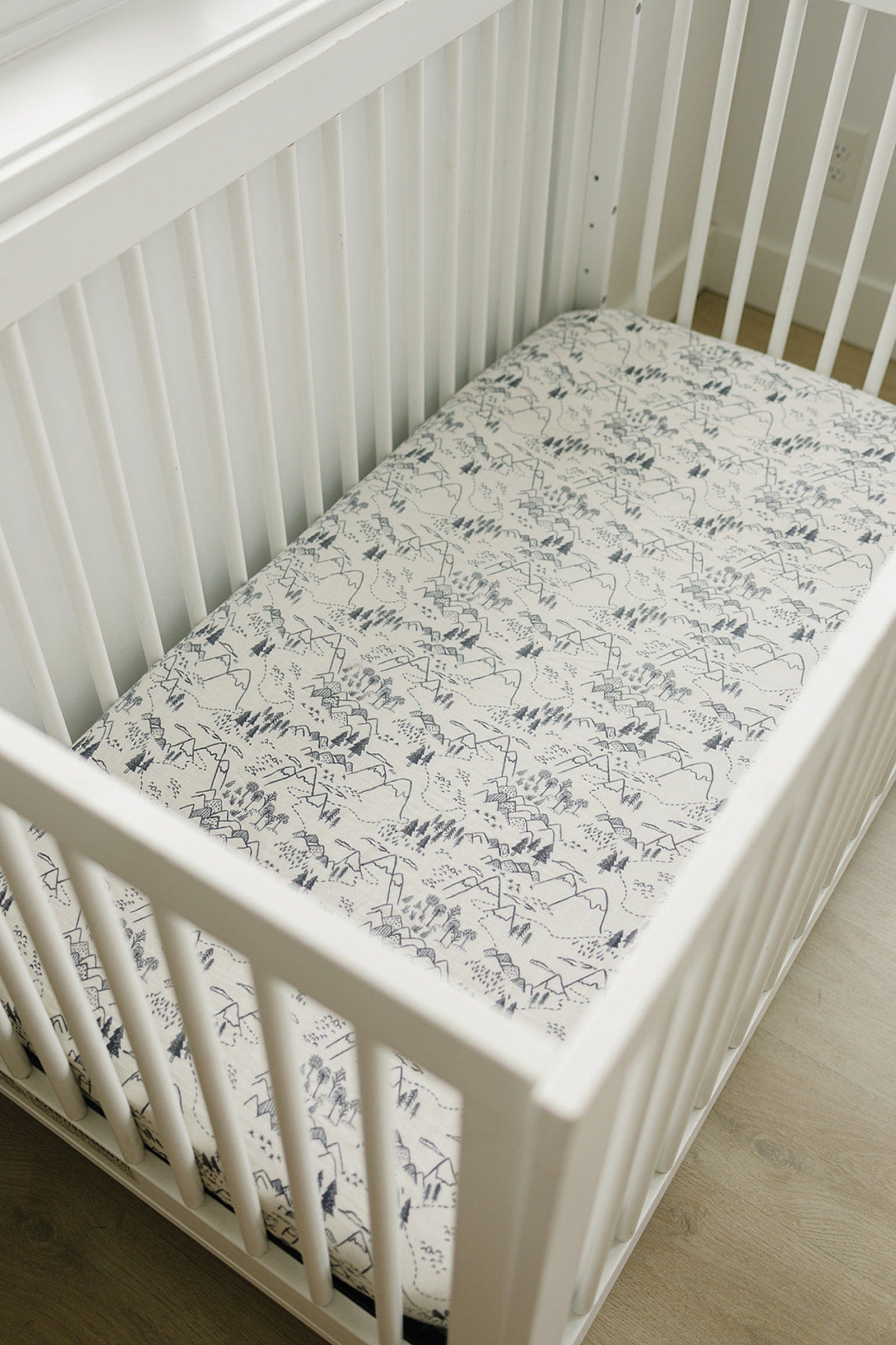 Summit Muslin Crib Sheet, 100% Cotton, Baby Essentials