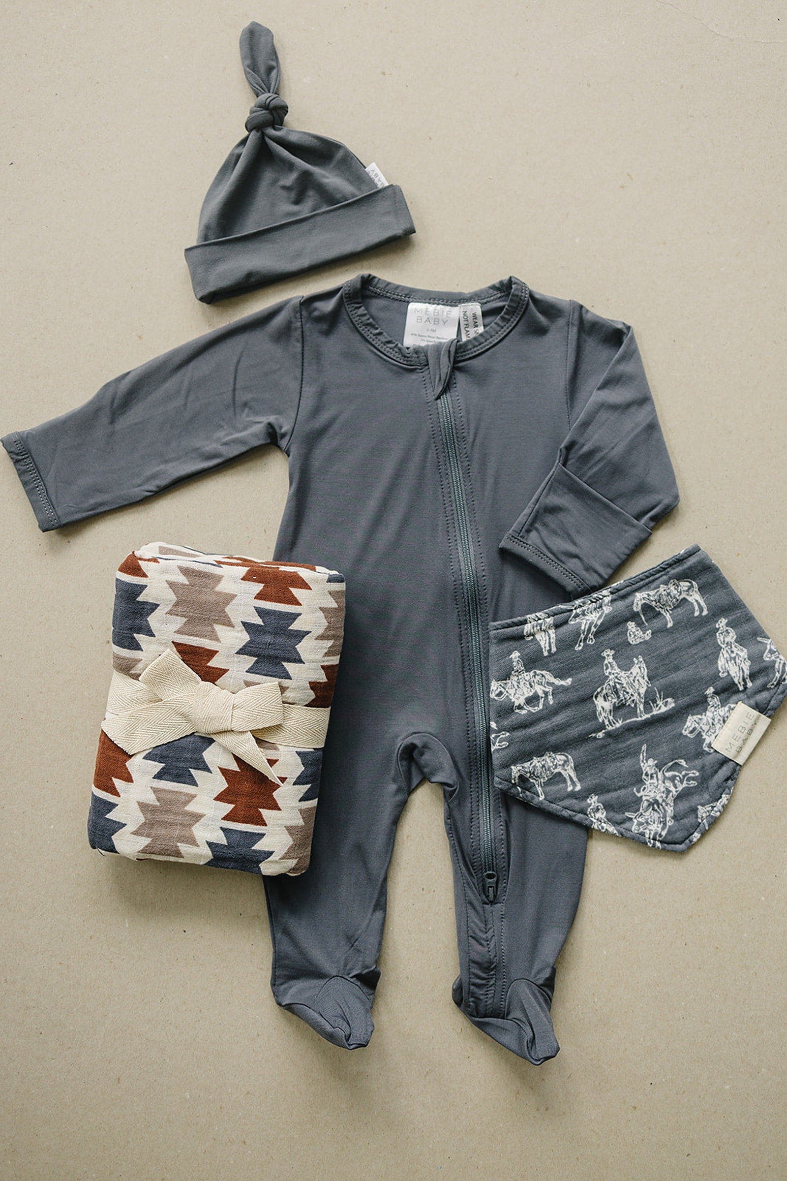 Western Aztec Muslin Swaddle Blanket, Baby Essentials, Rodeo Collection