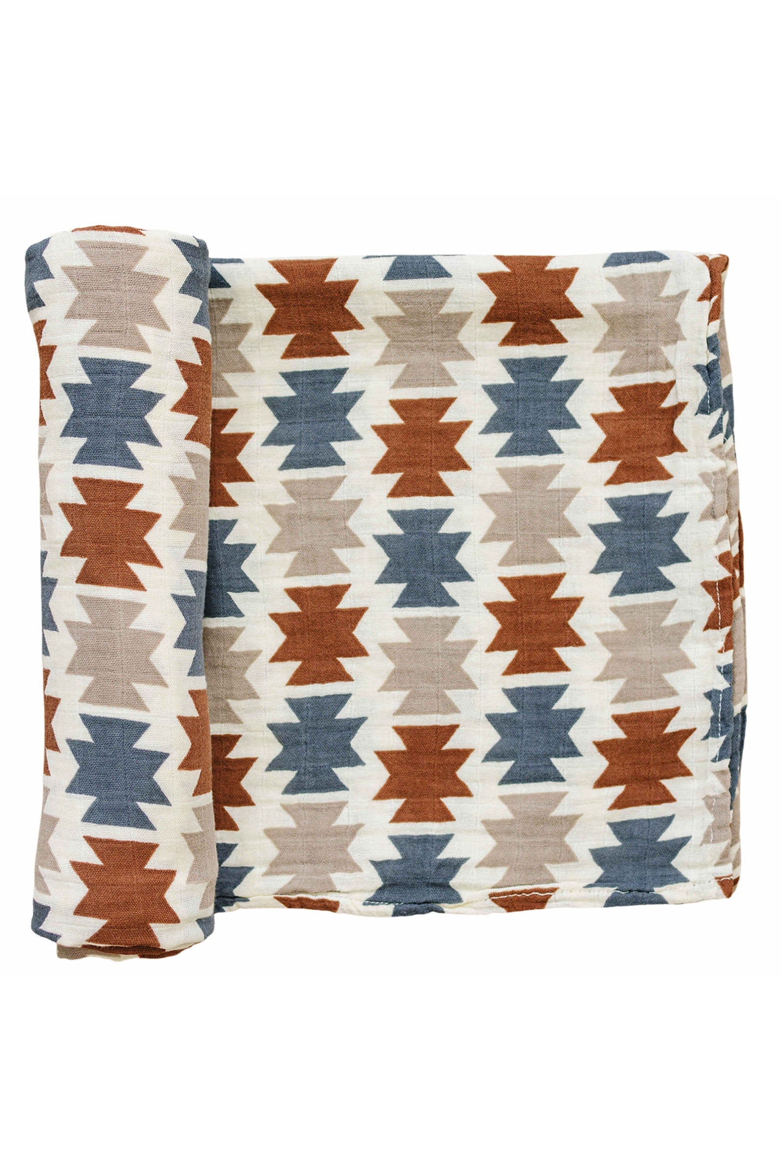 Western Aztec Muslin Swaddle Blanket, Baby Essentials, Rodeo Collection