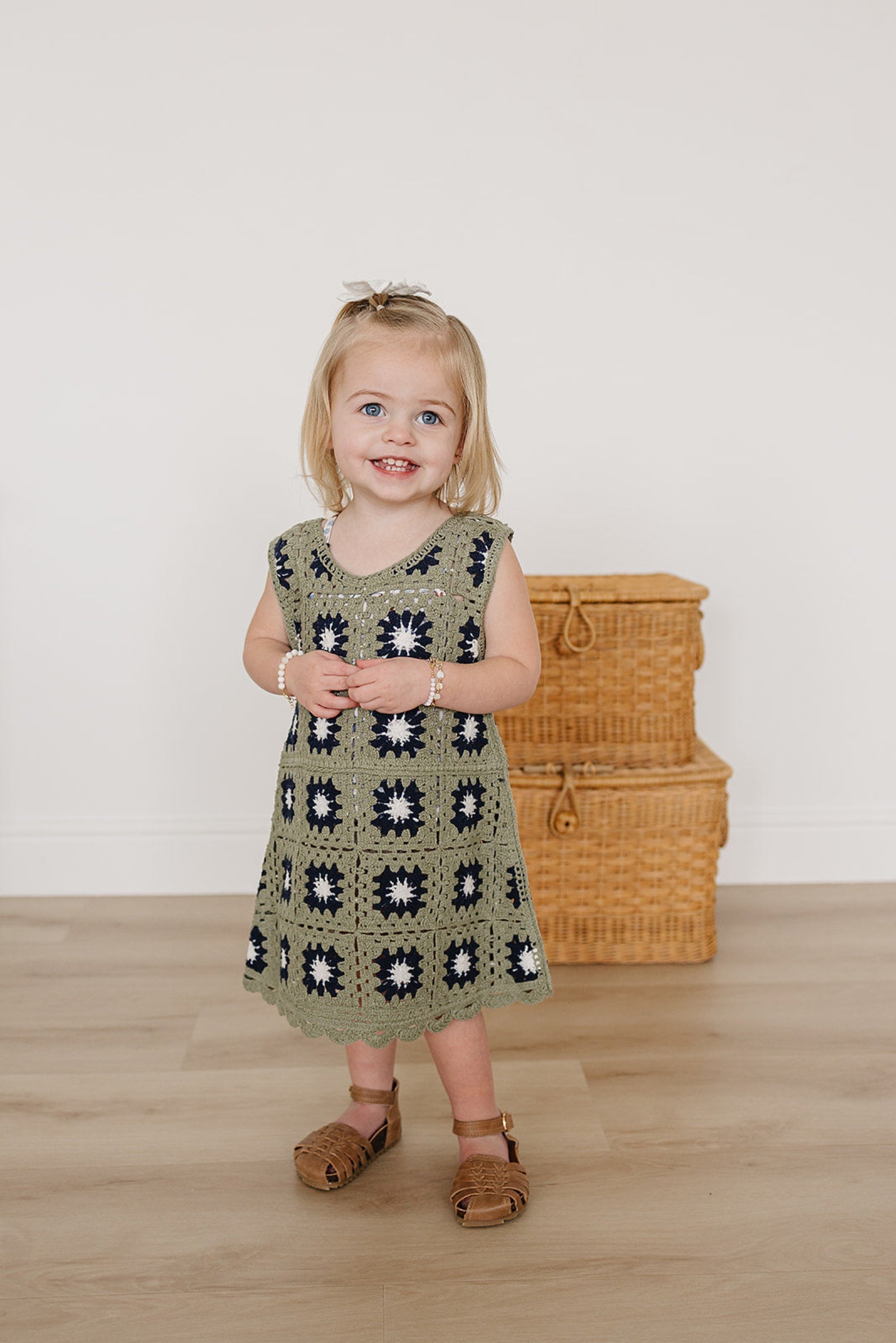 Crochet Cover Up Dress, 100% Cotton, Baby, Toddler & Kids