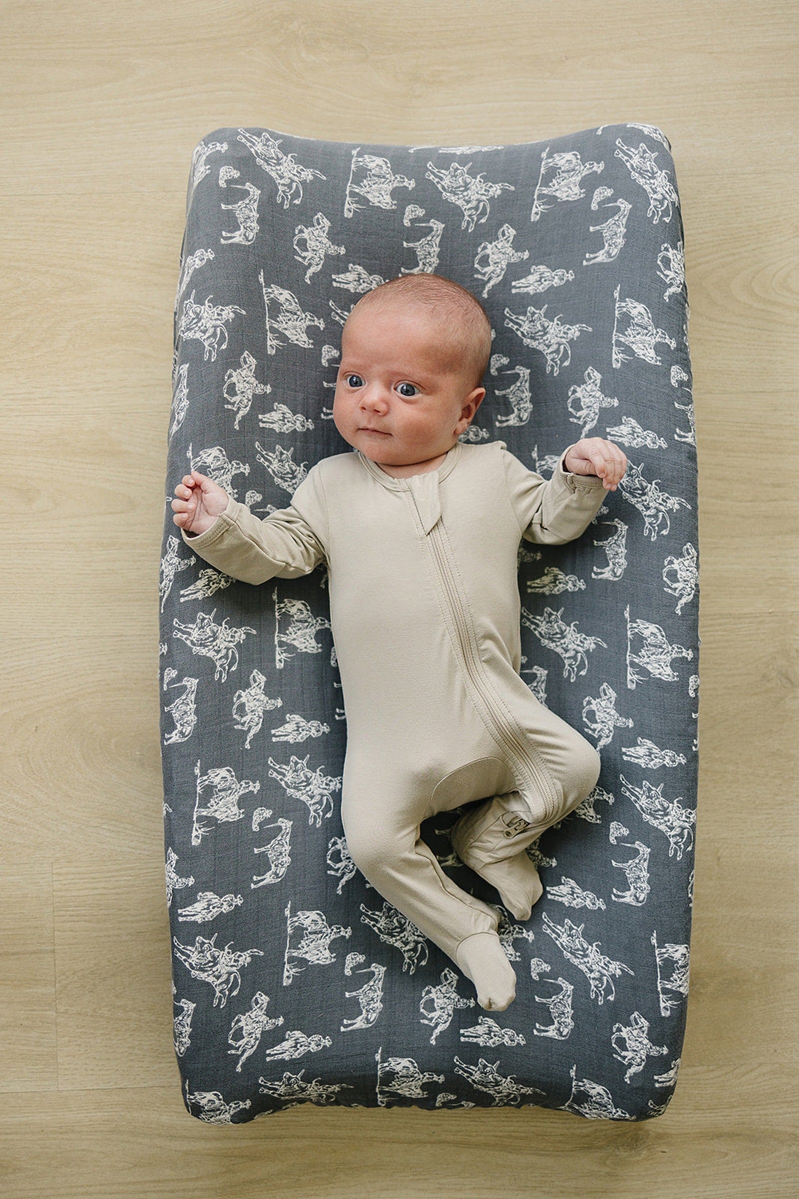 Wild West Muslin Changing Pad Cover, 100% Cotton, Baby Essentials, Rodeo Collection
