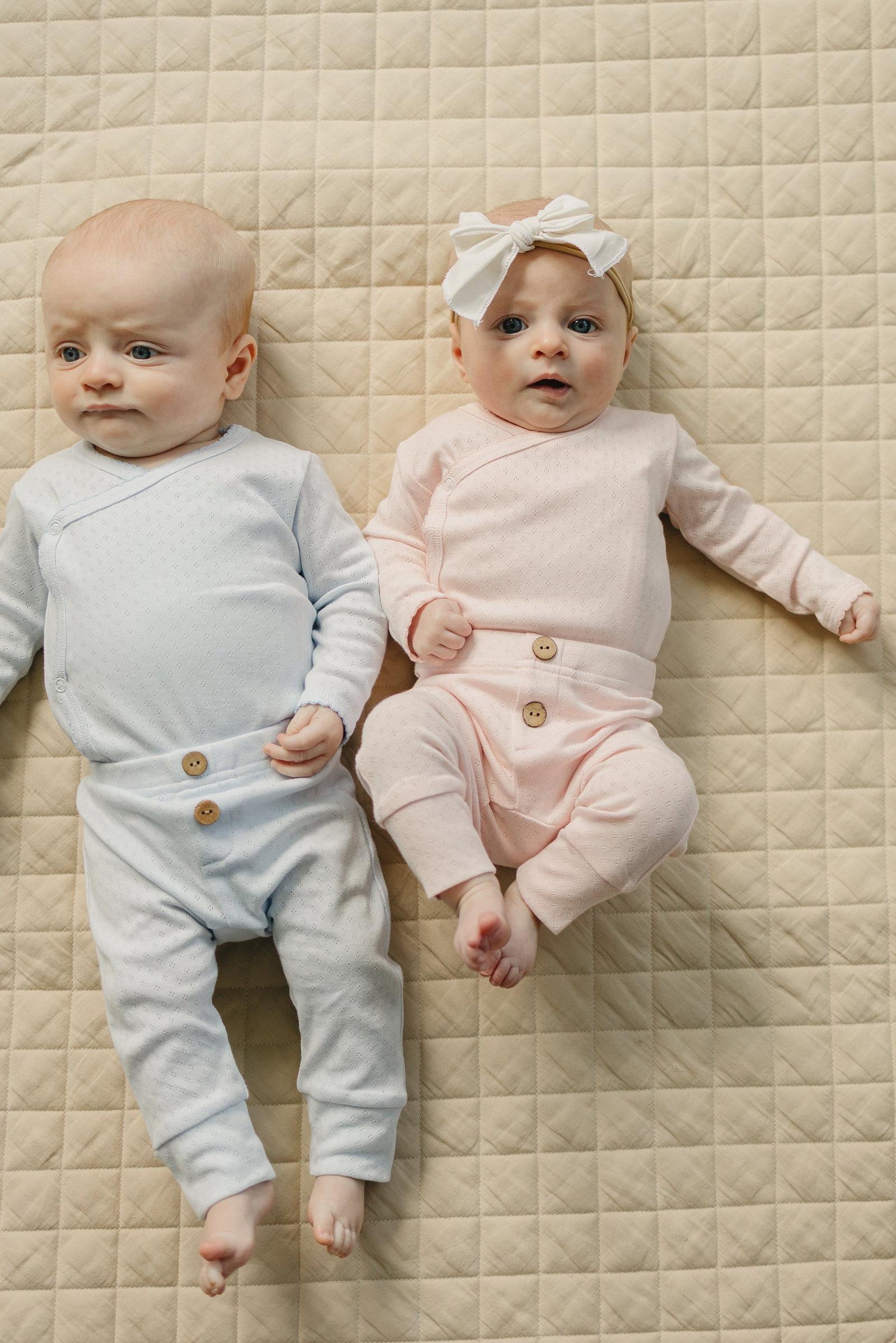 Pink Pointelle Baby Girl Layette Set