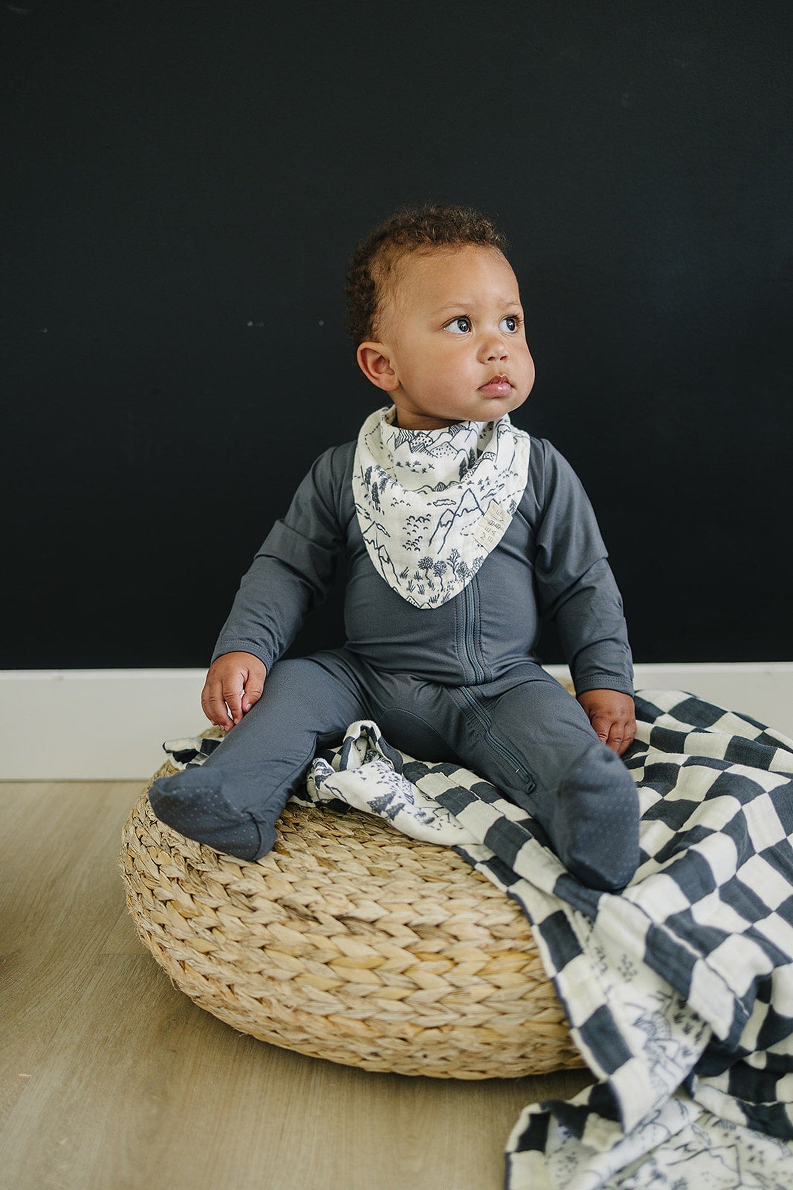 Summit Muslin Bib, 100% Cotton, Baby Essentials