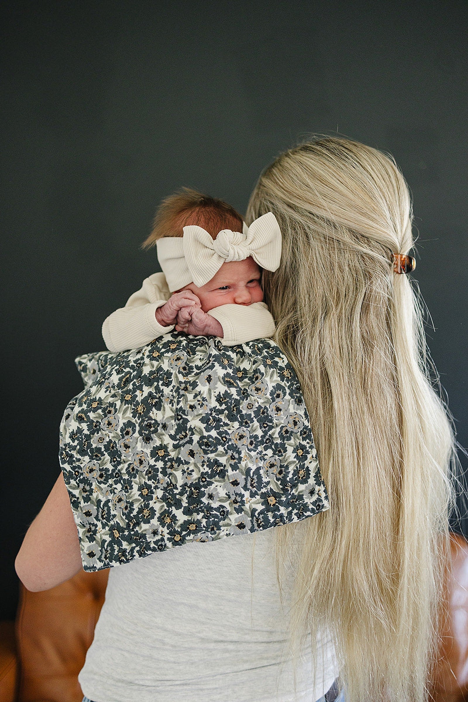 Liberty FLoral Muslin Burp Cloth, 100% Cotton, Baby Essentials