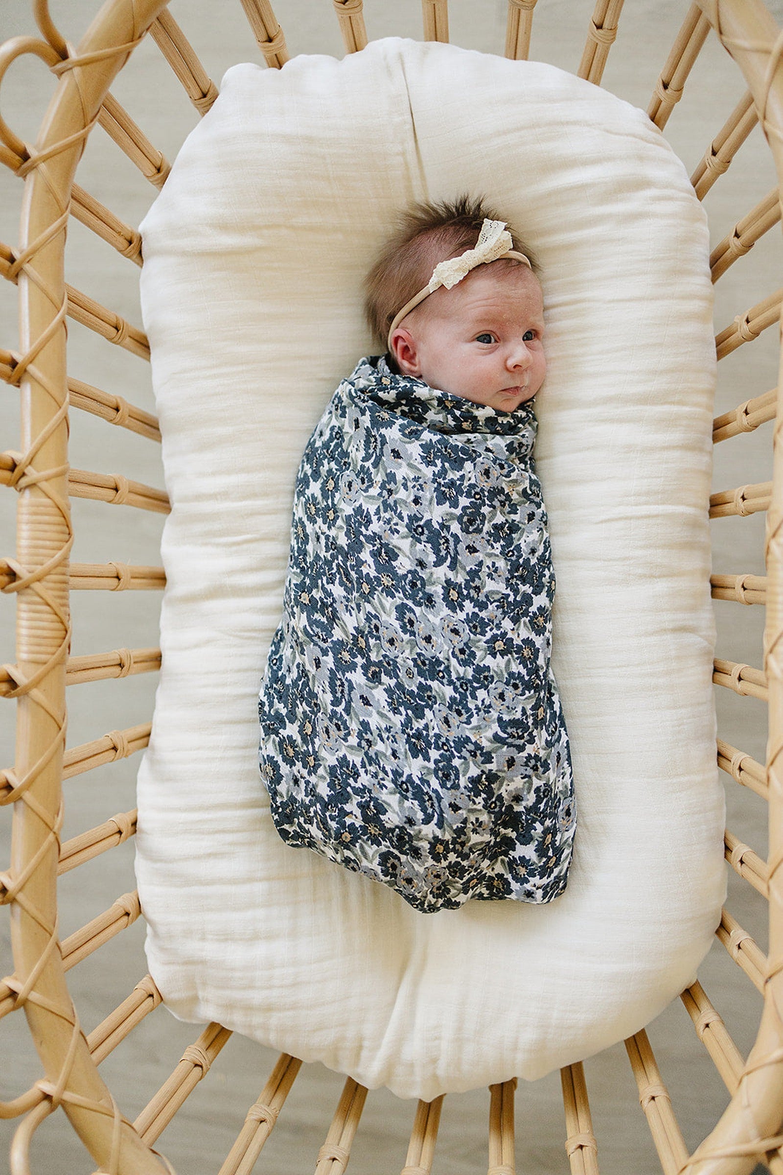 Liberty Floral Muslin Swaddle Blanket, 100% Cotton, Baby Essentials