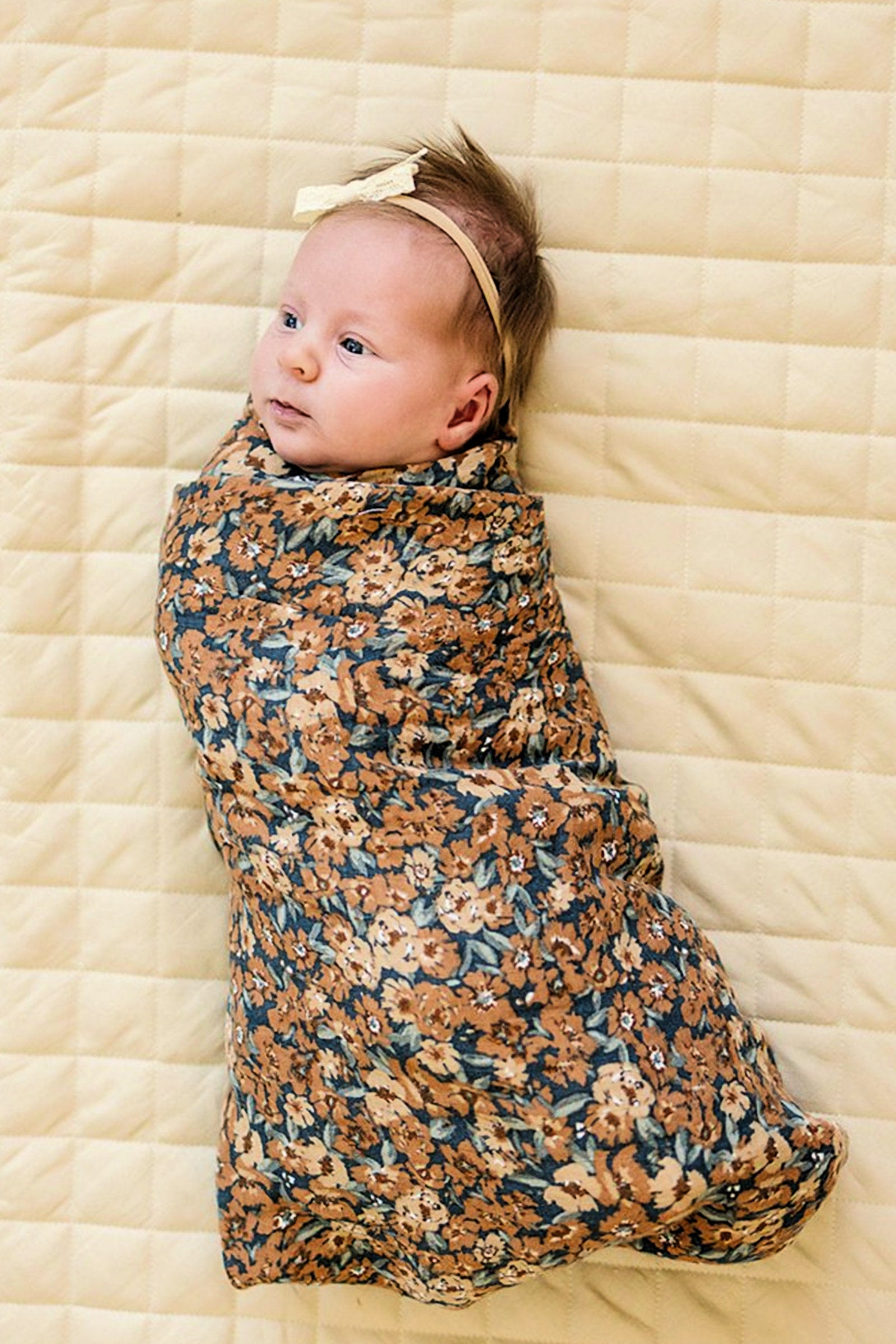 Venetian Floral Muslin Swaddle Blanket, 100% Cotton, Baby Essentials