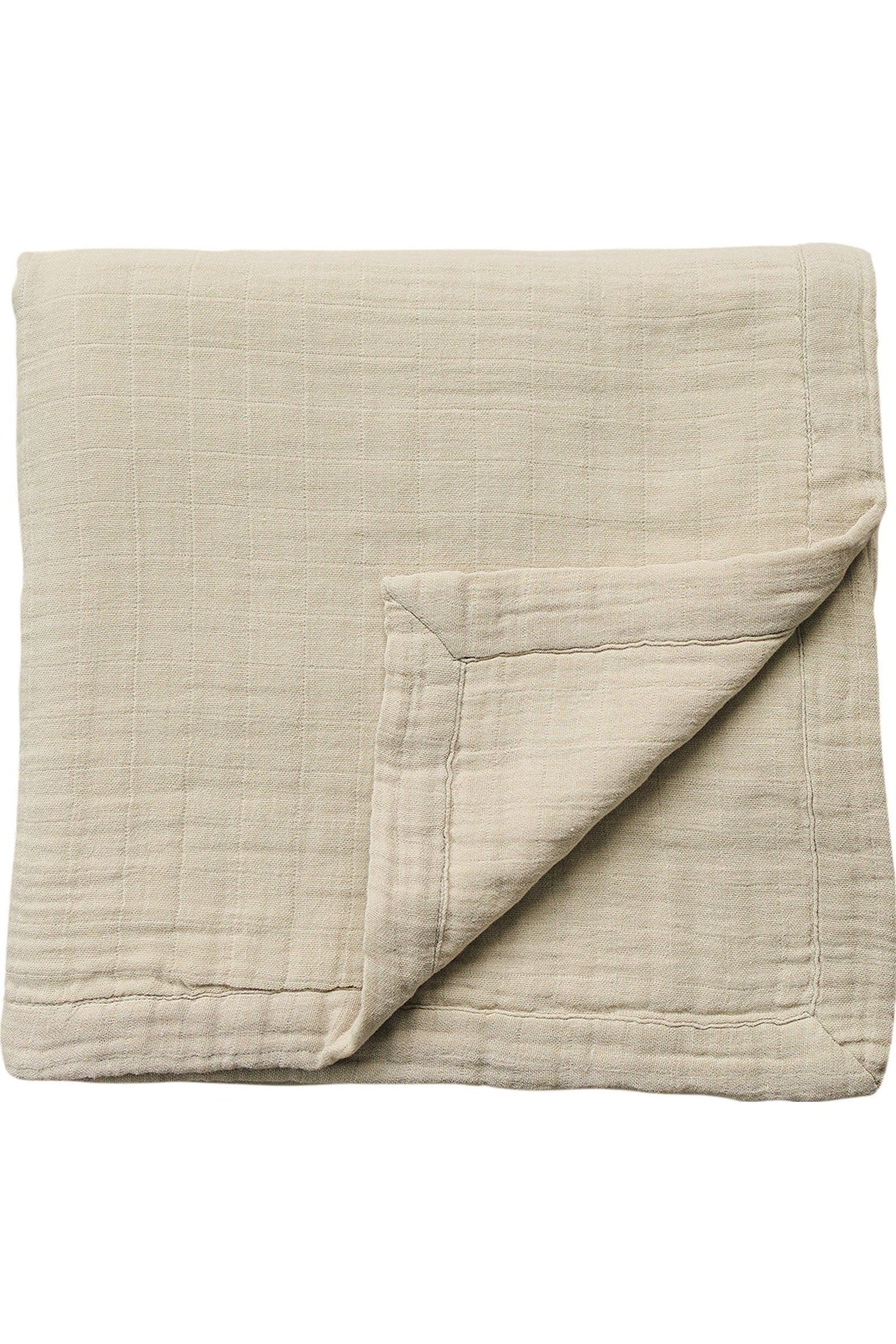 Oatmeal Lightweight Muslin Crib Quilt, 100% Cotton, Baby Essentials