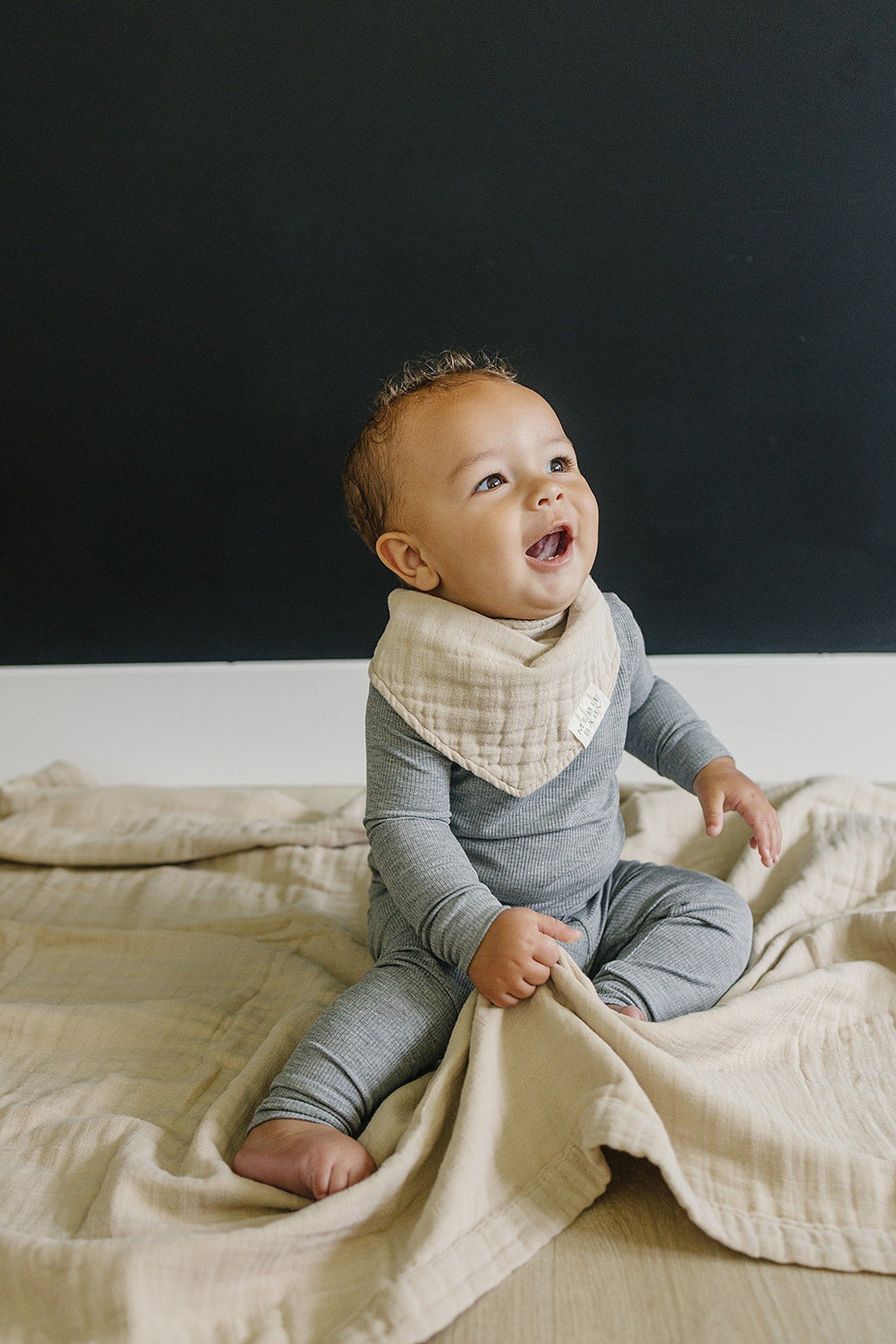 Oatmeal Lightweight Muslin Crib Quilt, 100% Cotton, Baby Essentials