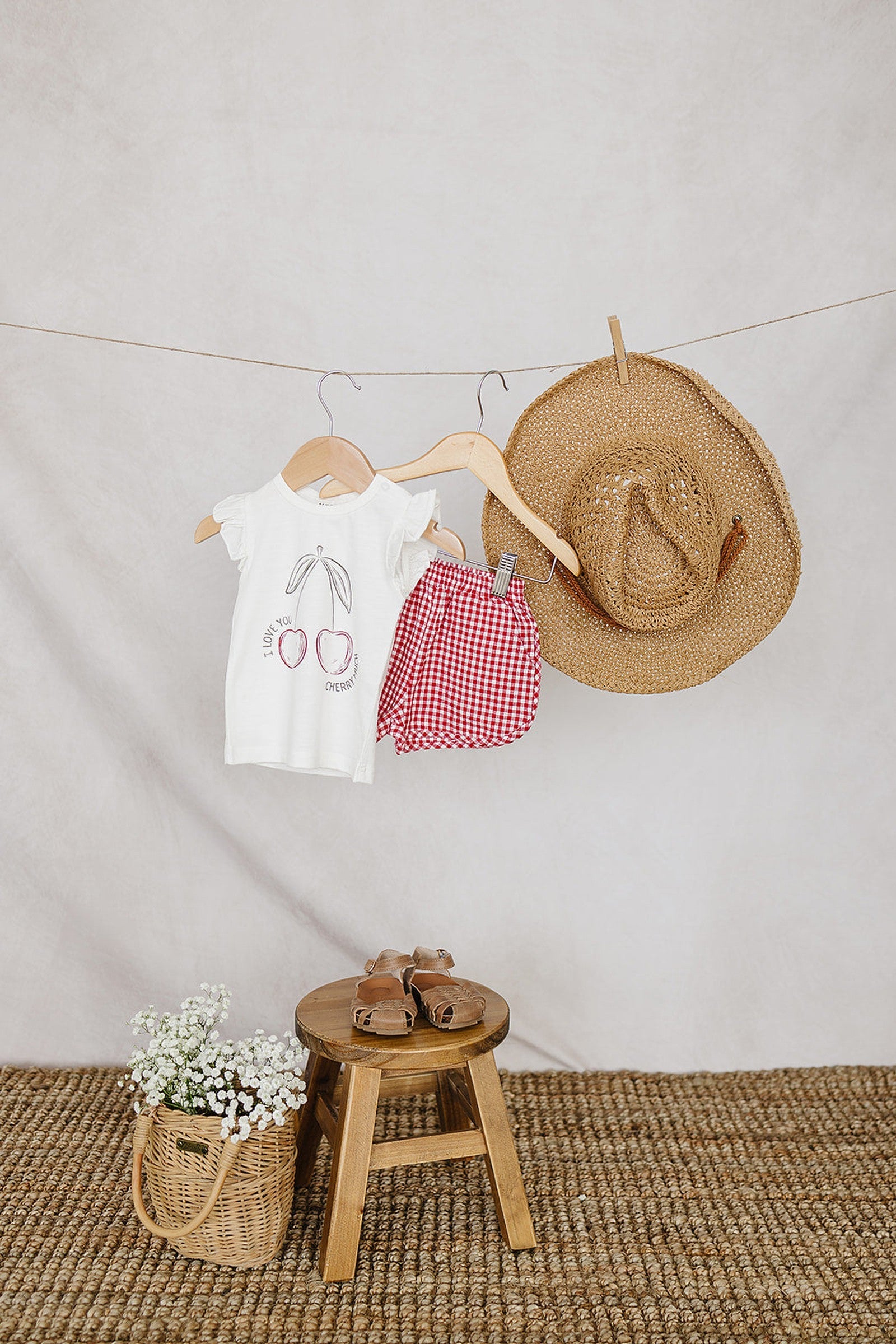 Cherry Much Ruffle T-Shirt, Cotton, Baby, Toddler & Kids