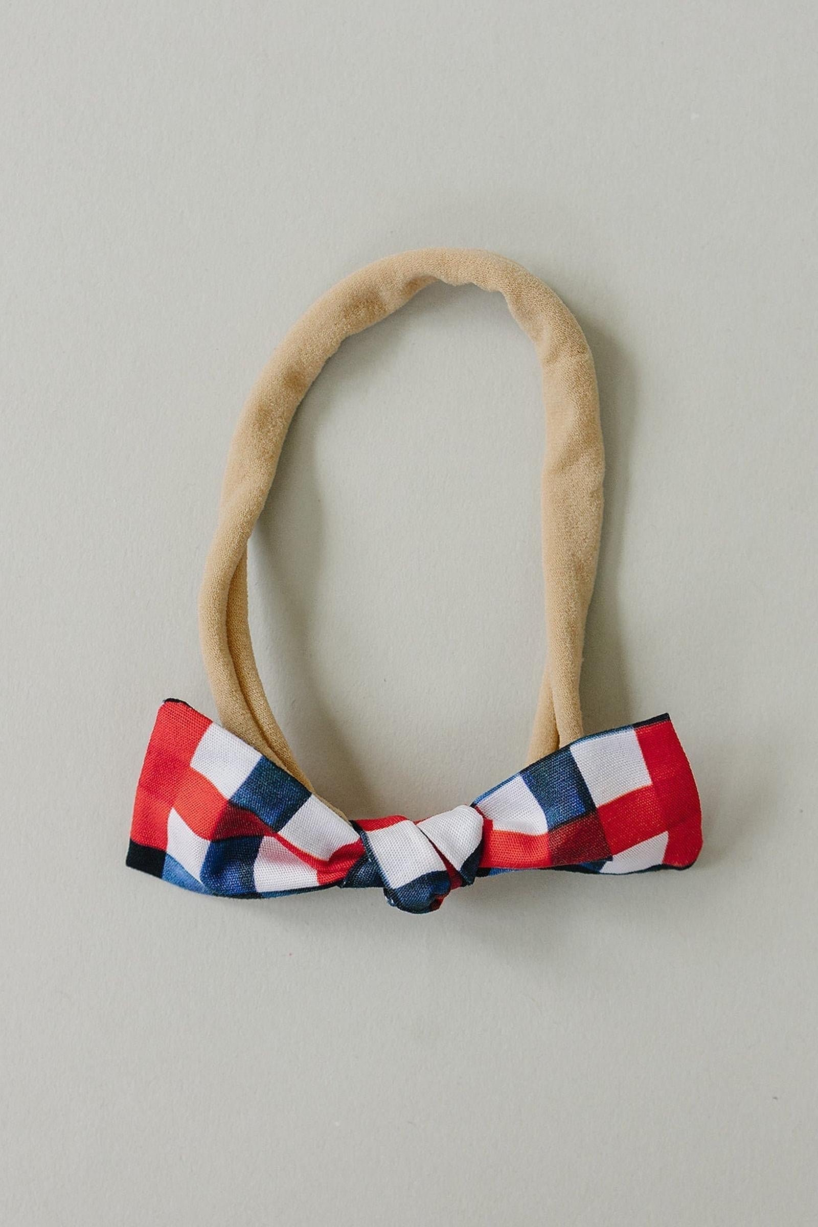 All American Plaid Hair Bows