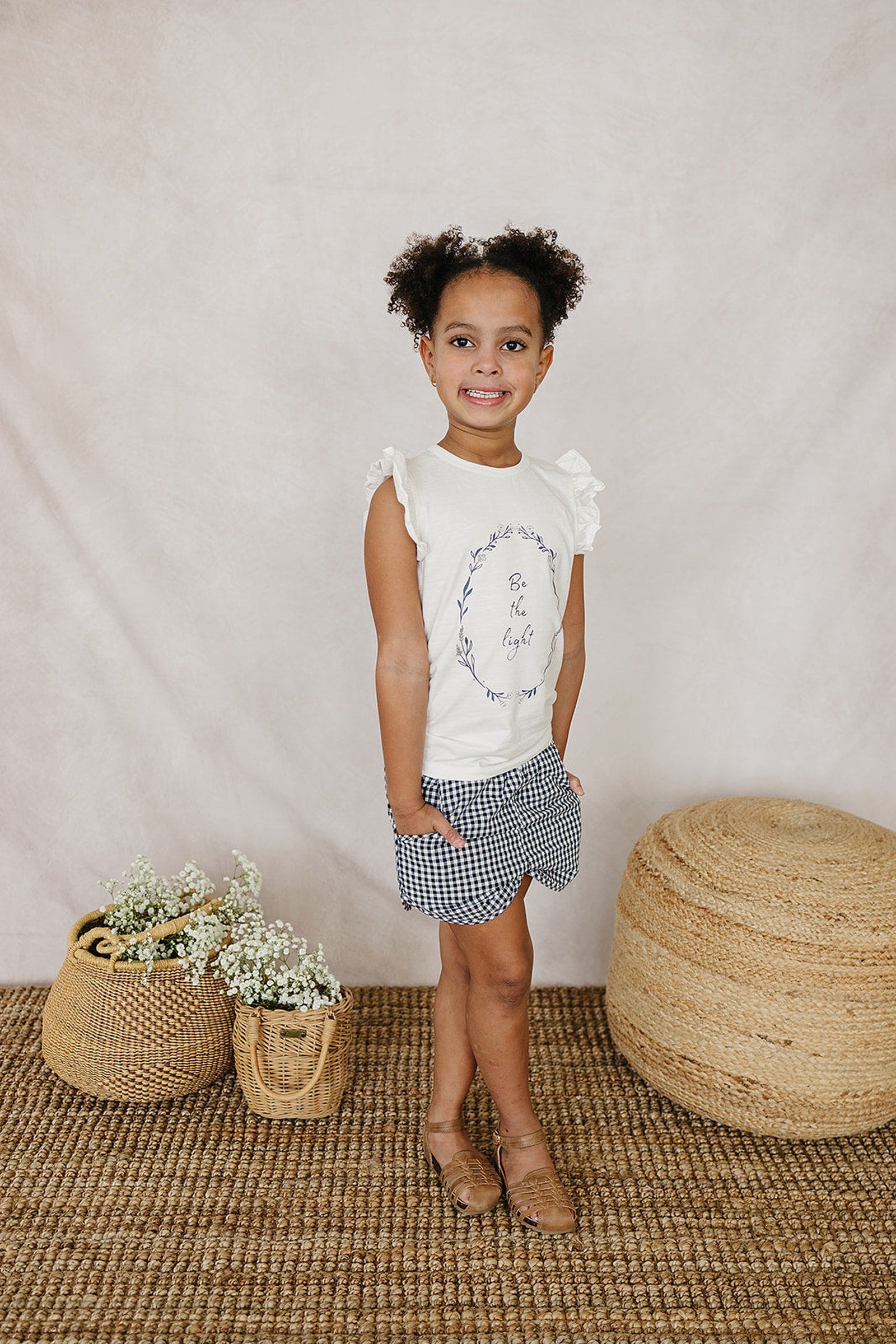 Be The Light Ruffle T-Shirt, Cotton, Baby, Toddler & Kids