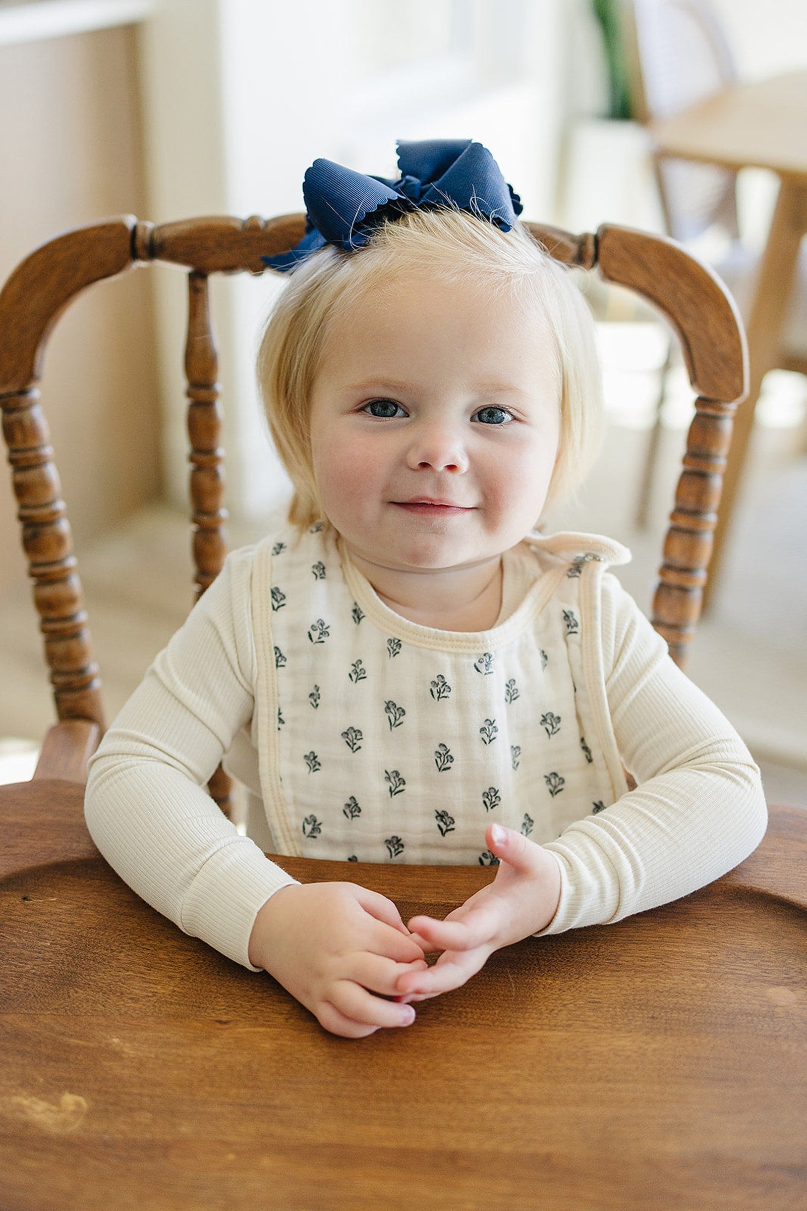 Cream Berry Classic Muslin Bib, 100% Cotton, Baby Essentials