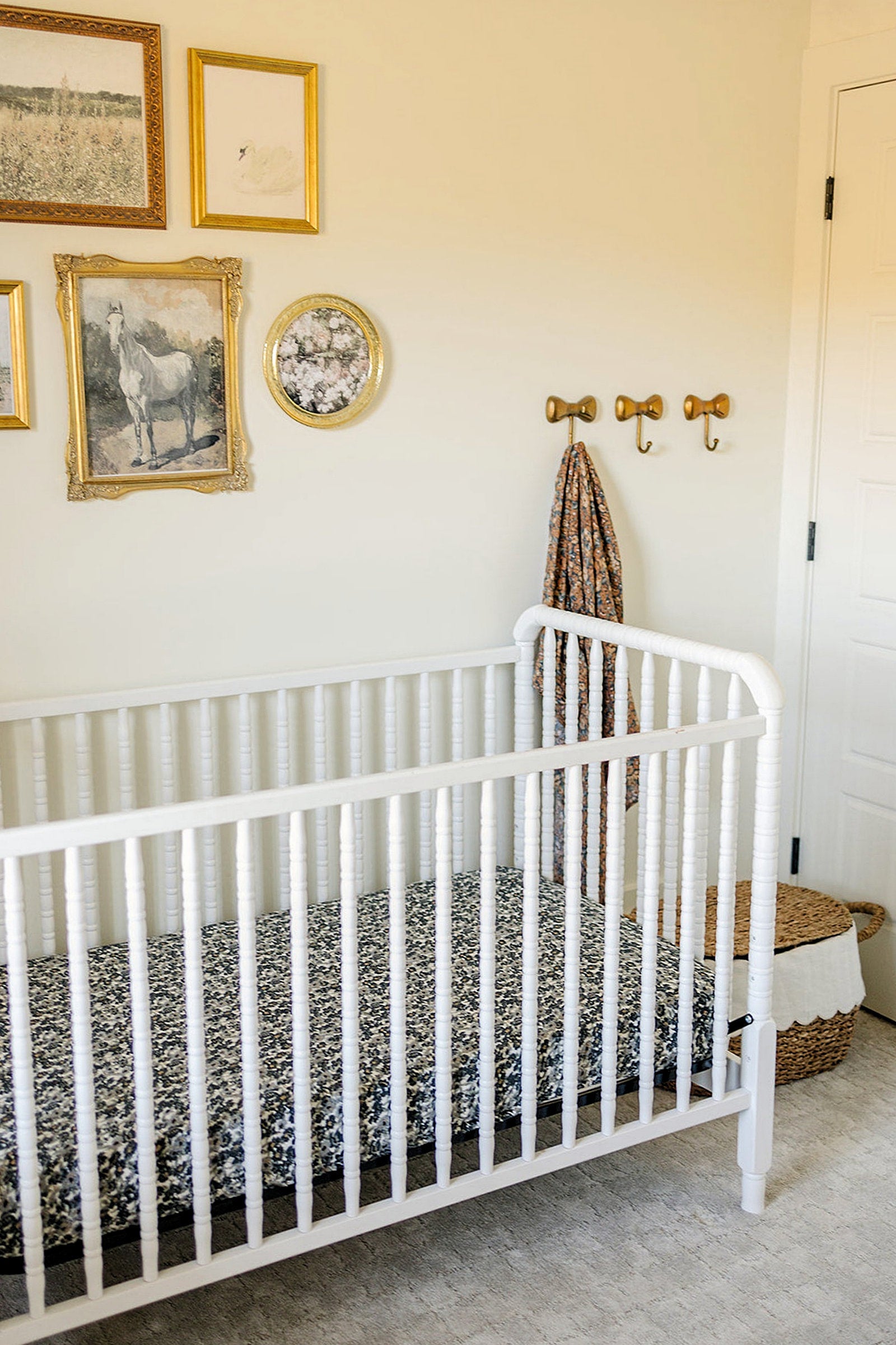 Liberty Floral Muslin Crib Sheet, 100% Cotton, Baby Essentials