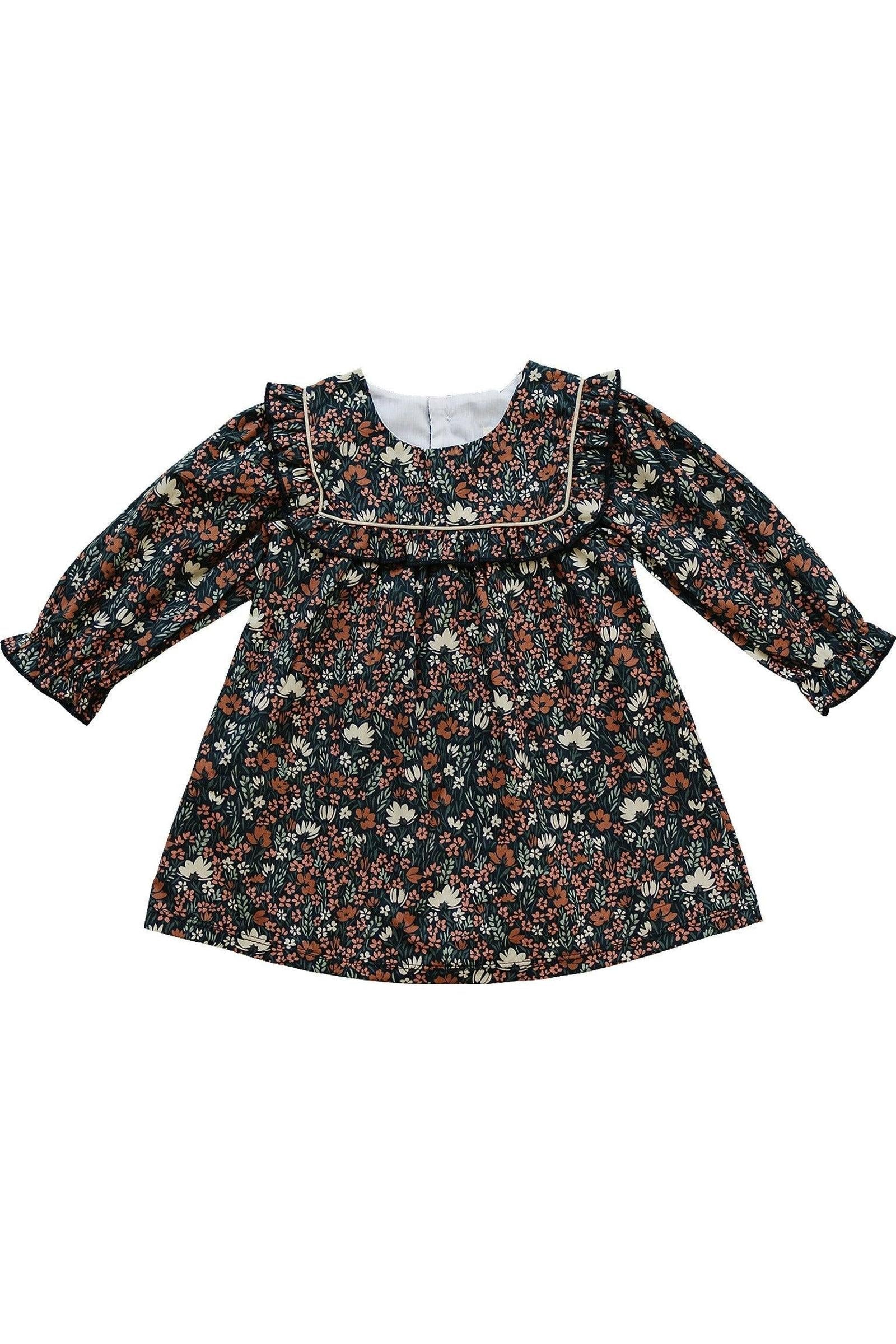 Autumn Midnight Meadow Dress, Cotton, Baby, Toddler & Kids
