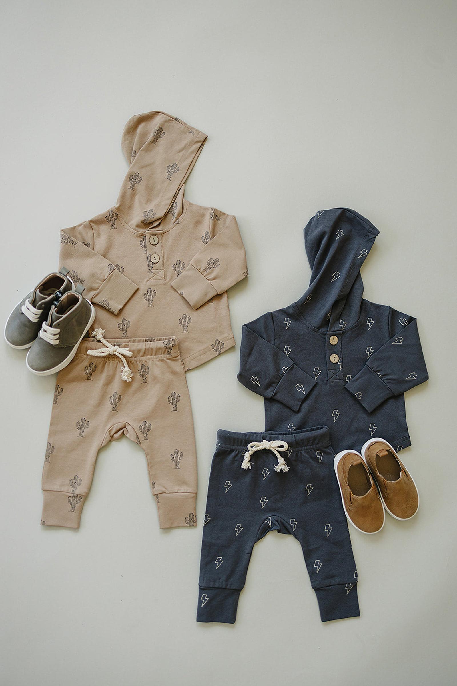 Cactus Long-Sleeve Hooded Set, Cotton, Rodeo Collection, Baby & Toddler