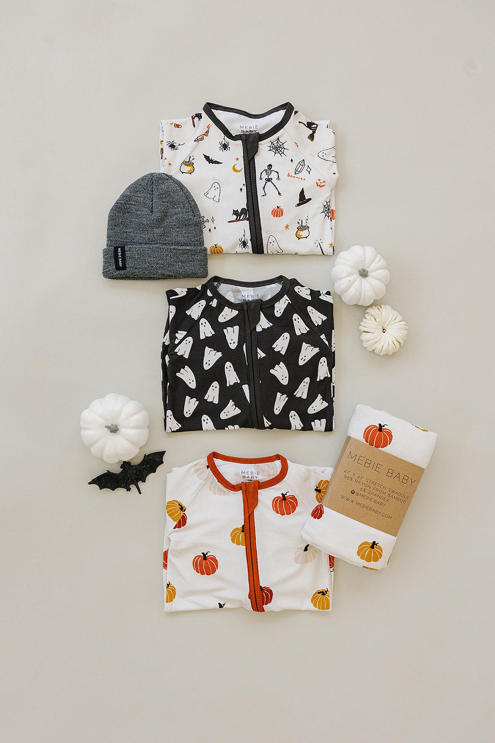 Spooky Zipper Pajama, Bamboo, Gender Neutral, Baby