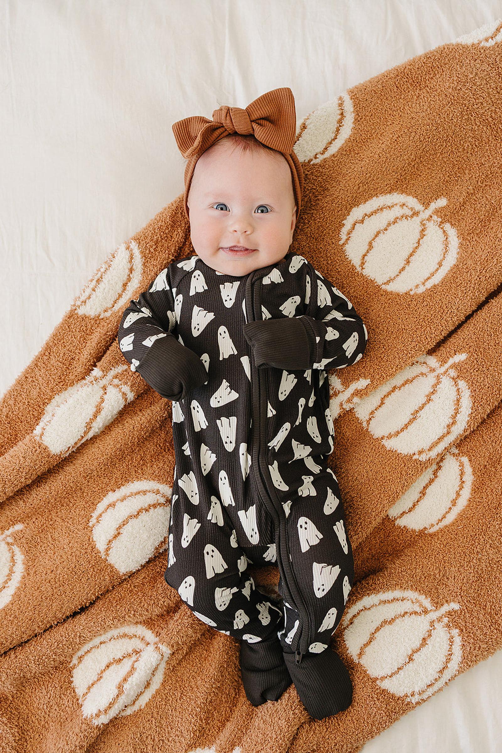 Spooky Zipper Pajama, Bamboo, Gender Neutral, Baby