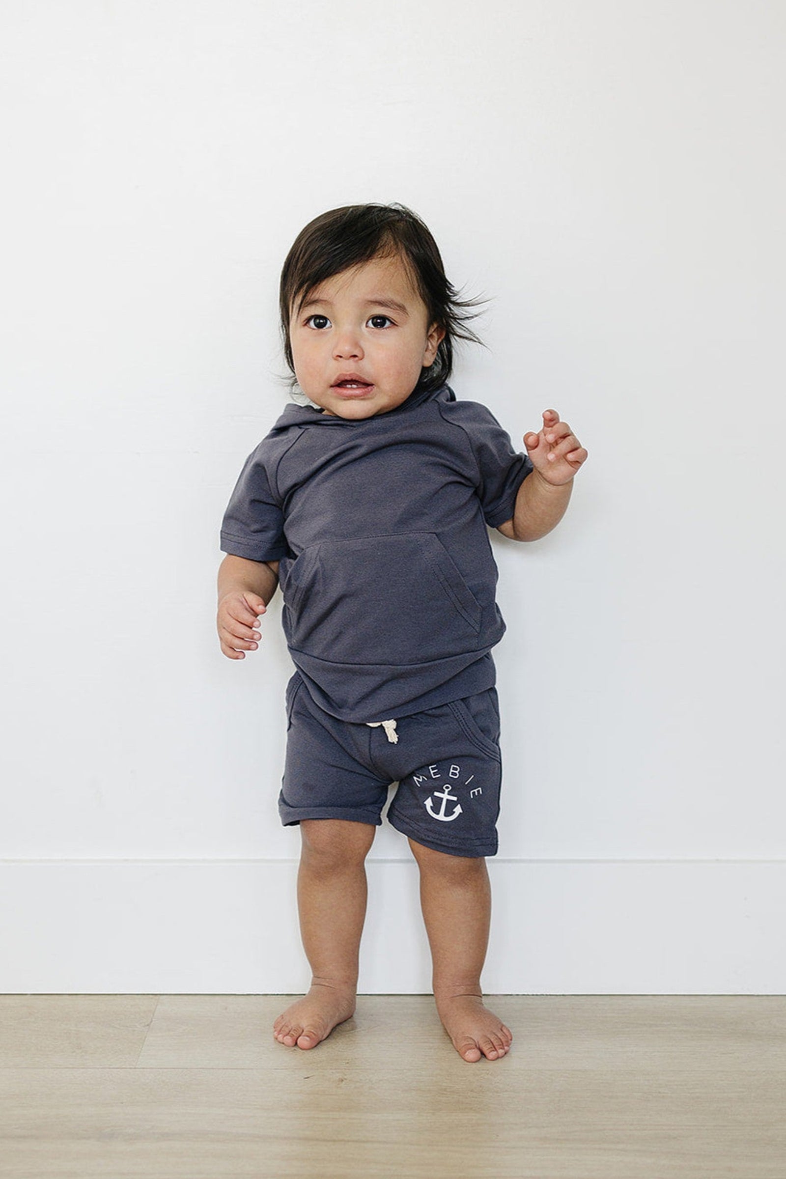 Slate Pocket Cotton Shorts, Cotton, Baby, Toddler & Kids