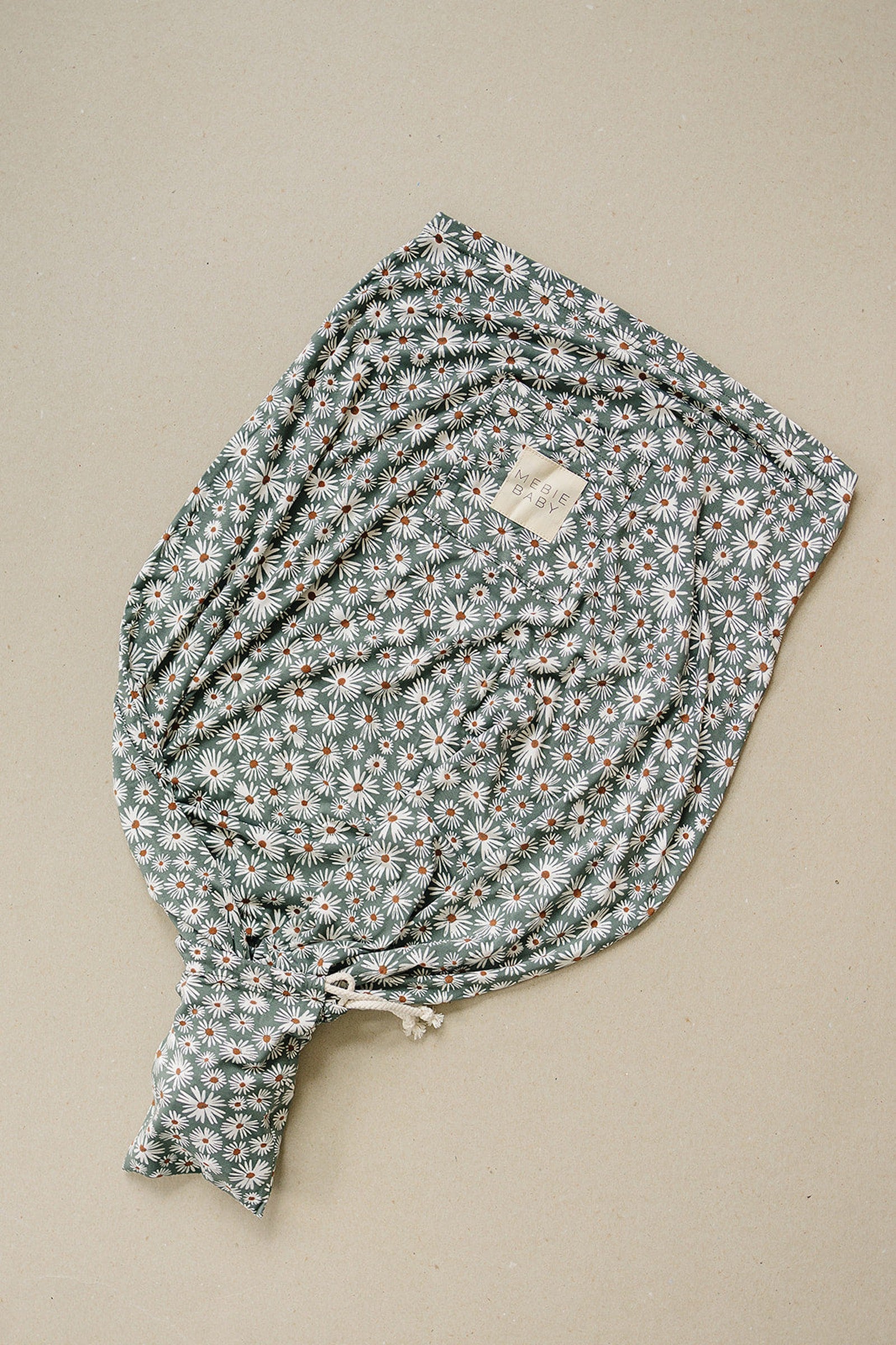Dark Green Daisy Multi-Use, Bamboo, Car Seat & Nursing Cover, Baby