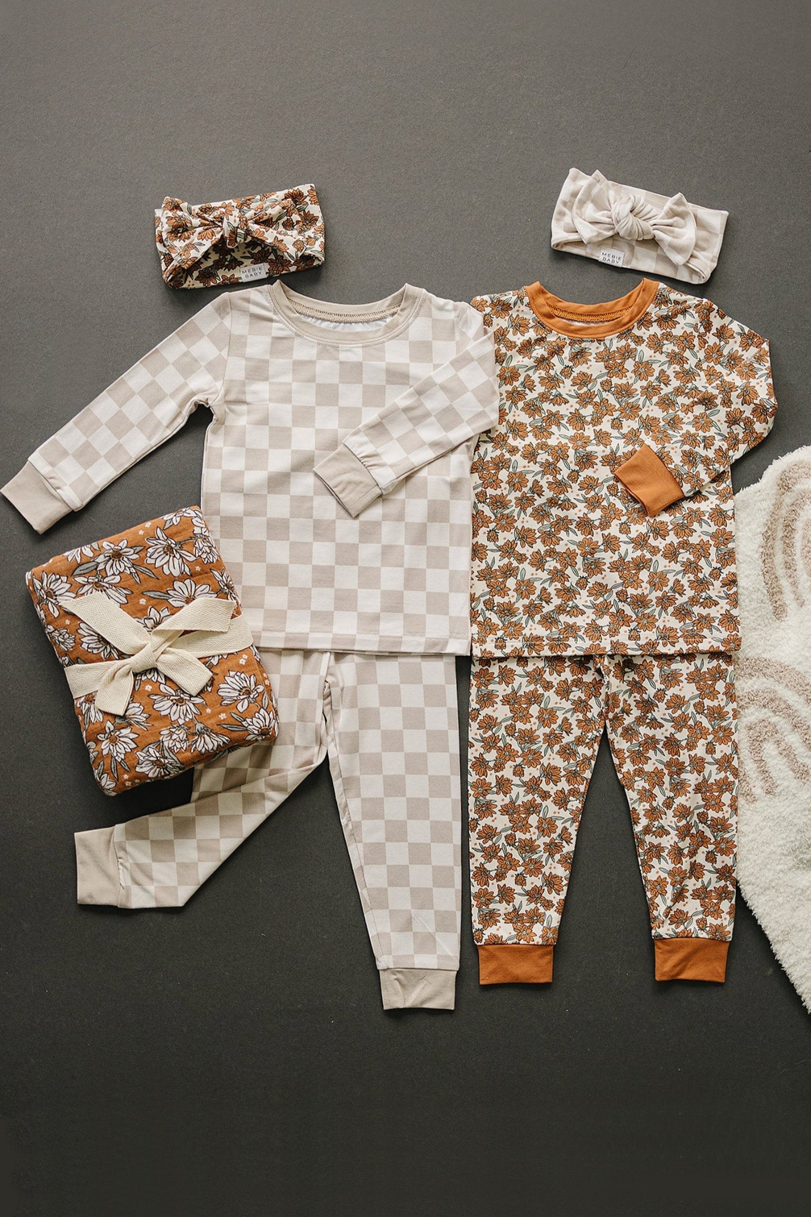 Cream Magnolia Cozy Pajama Set, Bamboo, Baby Essentials