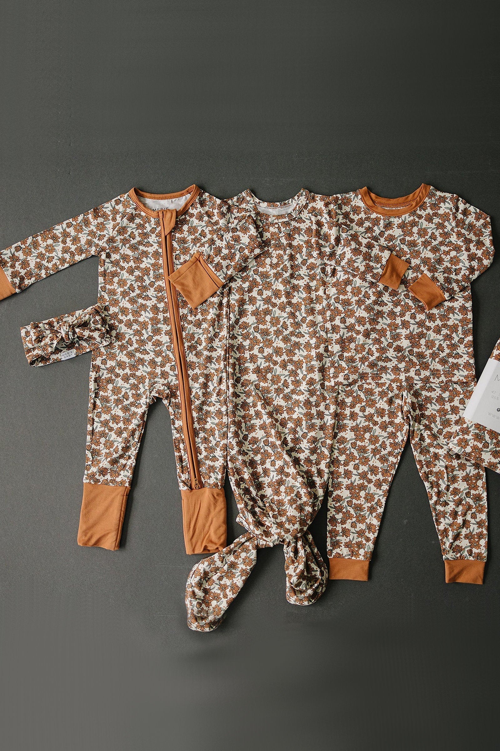 Cream Magnolia Cozy Pajama Set, Bamboo, Baby Essentials