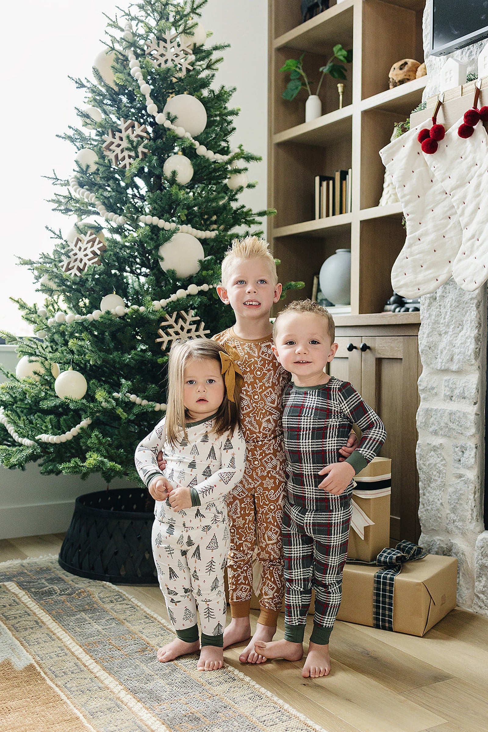 Green Plaid Cozy Pajama Set, Gender Neutral, Bamboo, Gender Neutral, Baby, Toddler & Kids