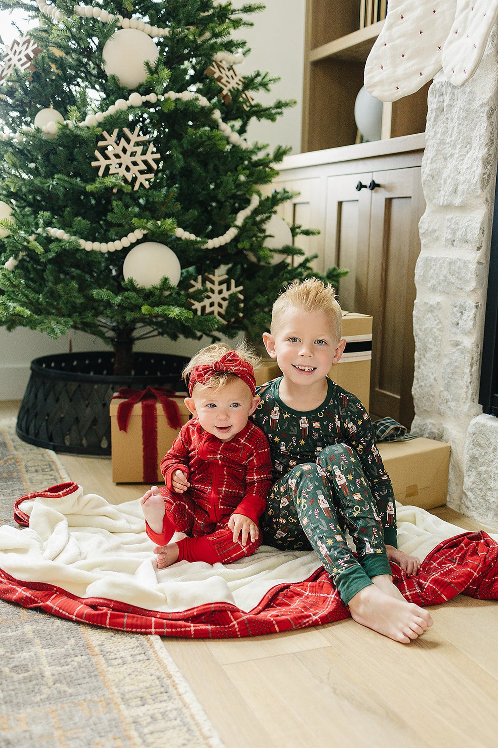 Green Nutcracker Cozy Pajama Set, Bamboo, Gender Neutral, Baby, Toddler & Kids
