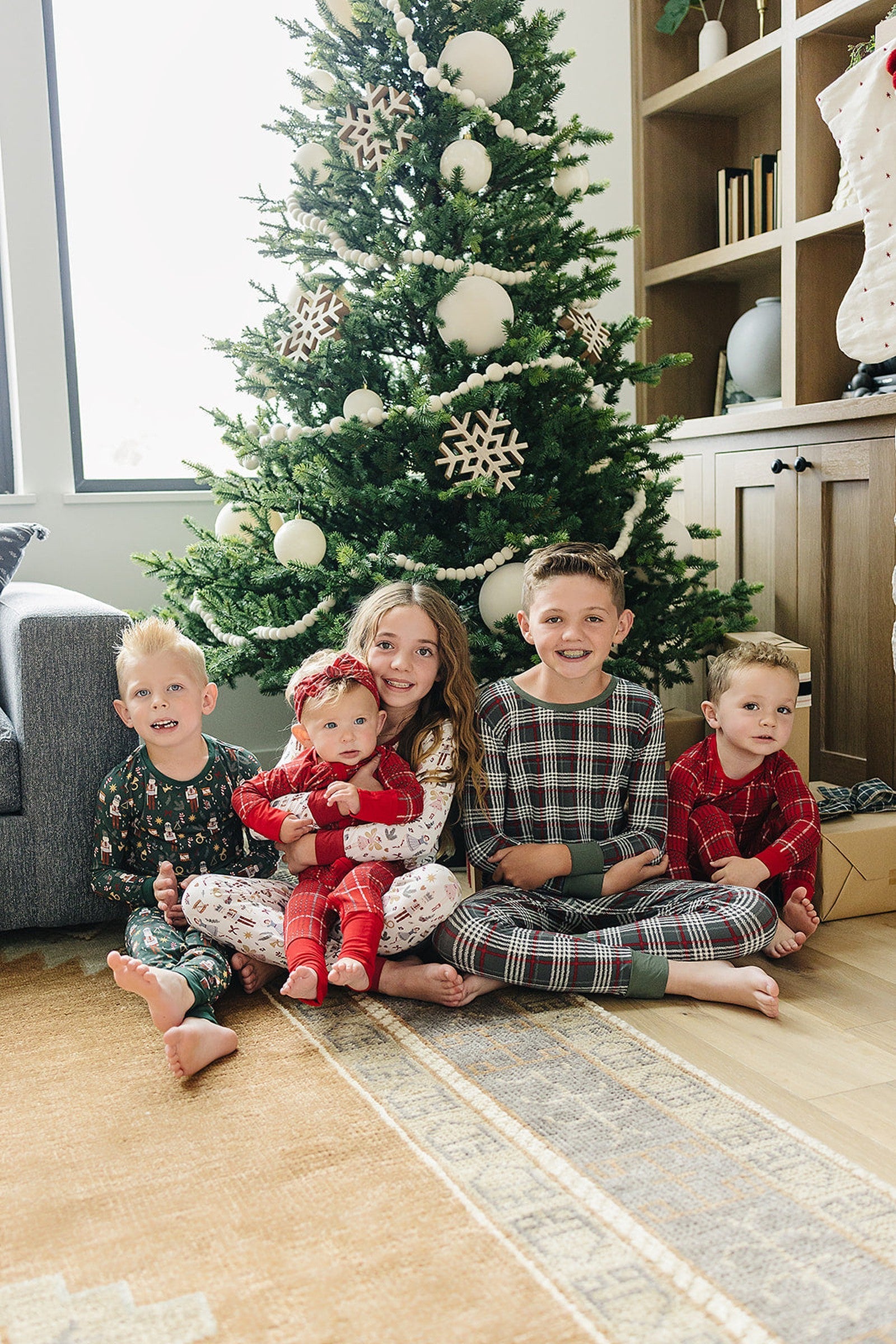 Red Plaid Cozy Pajama Set, Gender Neutral, Bamboo, Gender Neutral, Baby, Toddler & Kids