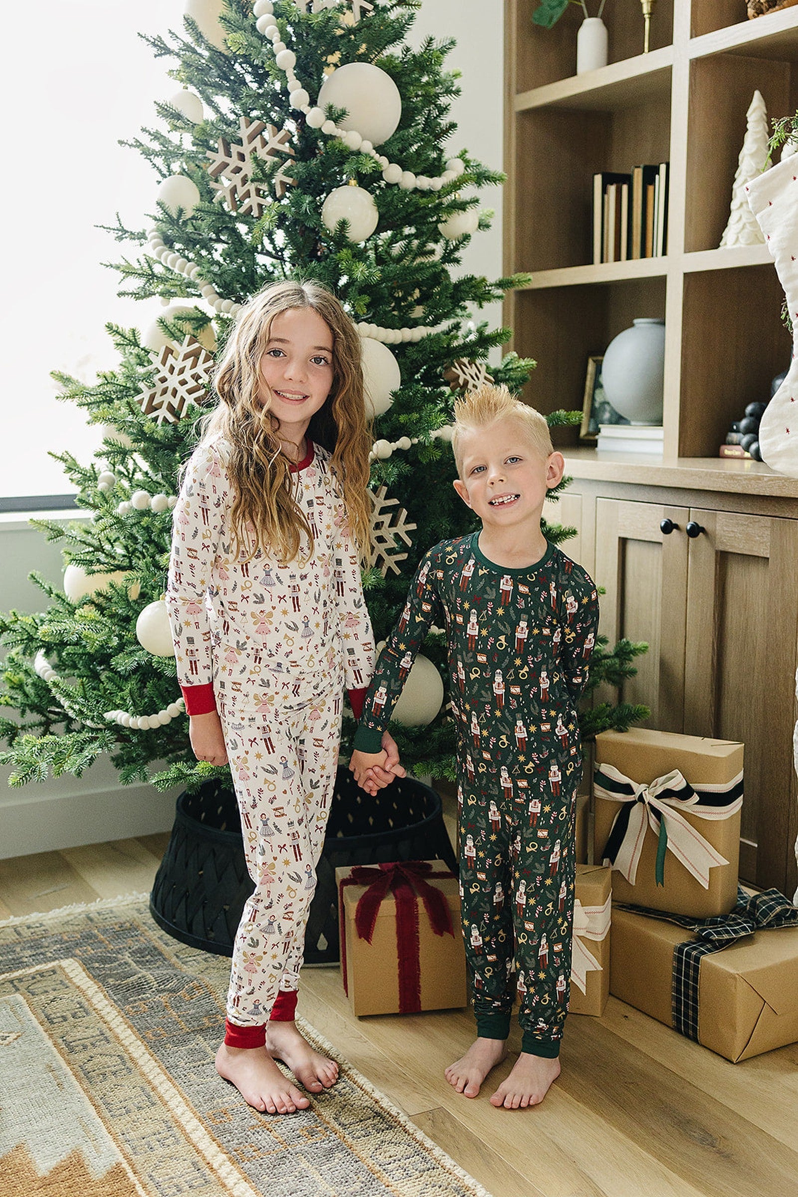 Green Nutcracker Cozy Pajama Set, Bamboo, Gender Neutral, Baby, Toddler & Kids
