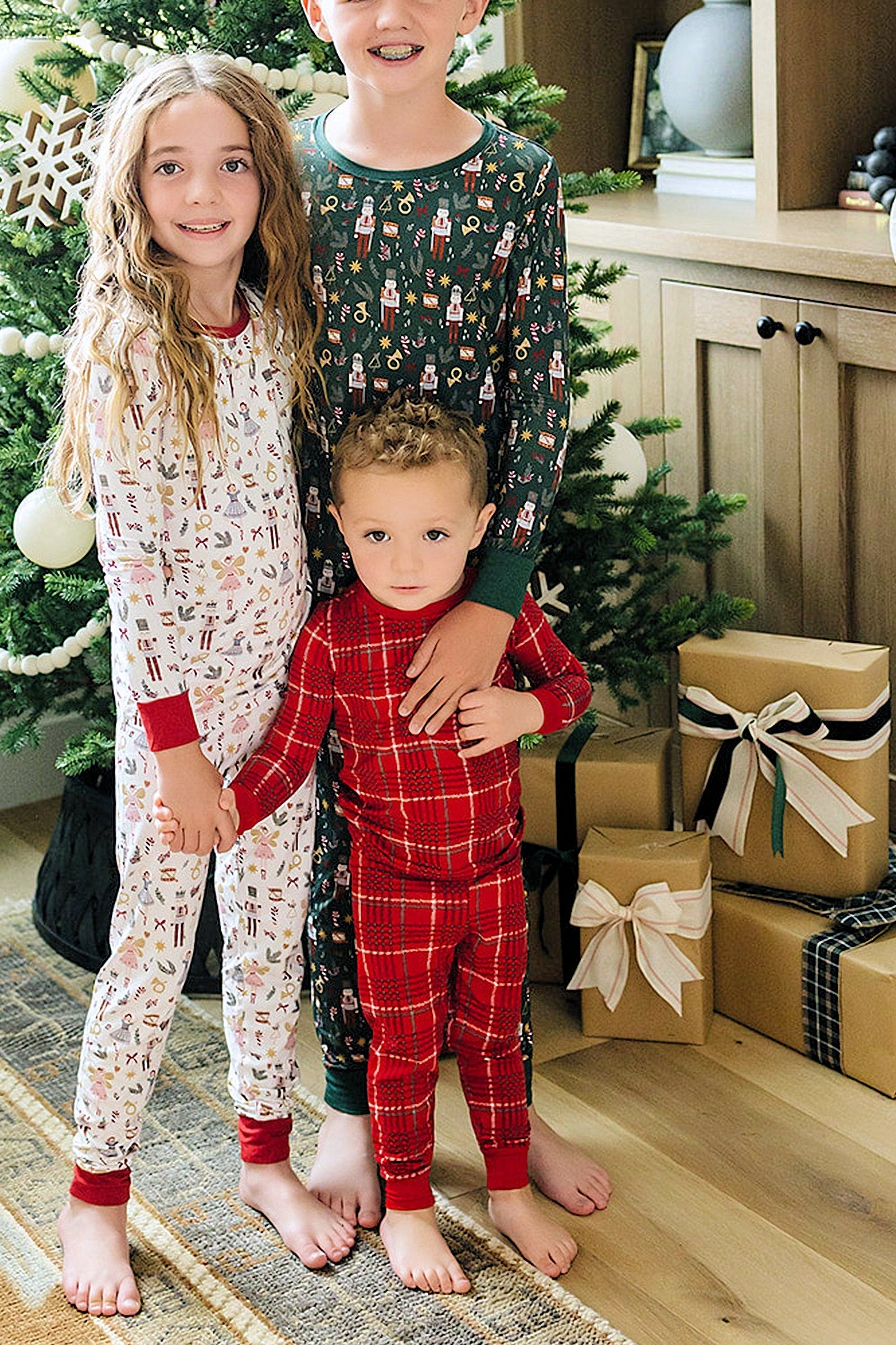 Red Plaid Cozy Pajama Set, Gender Neutral, Bamboo, Gender Neutral, Baby, Toddler & Kids