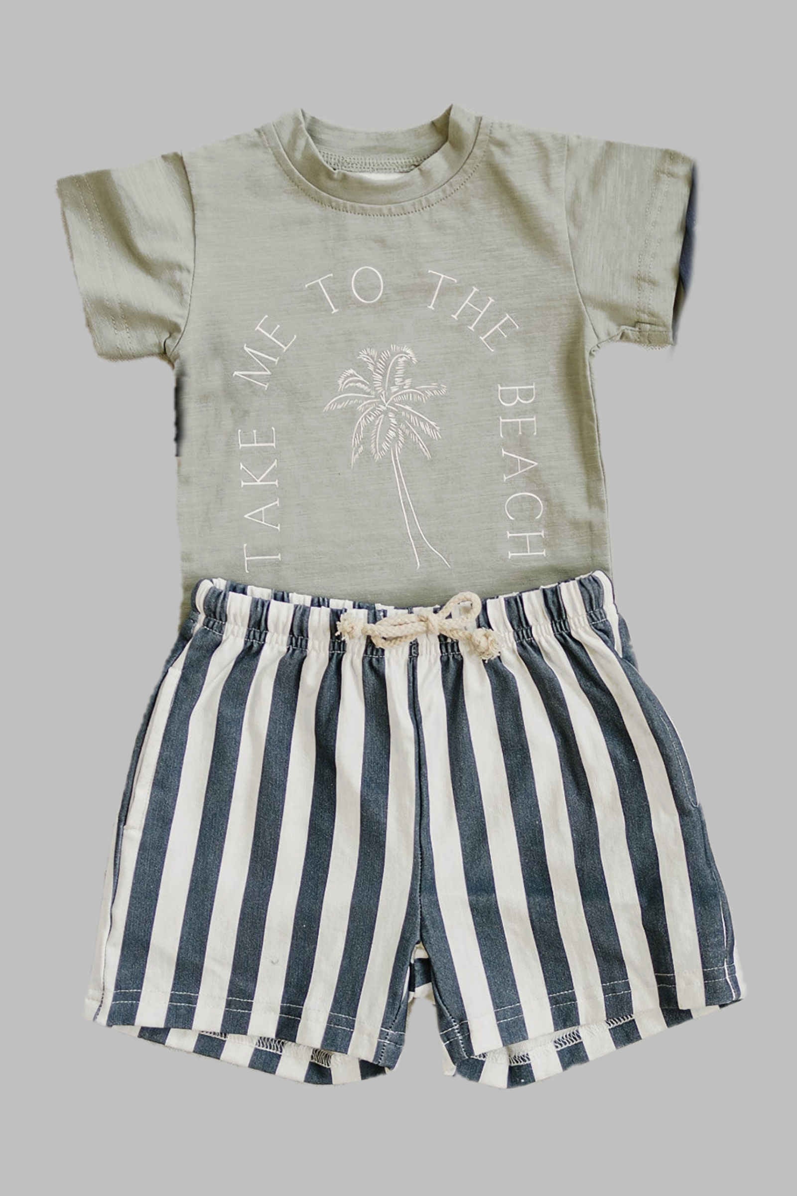 Cotton Summer Stripe Shorts for Boys, Baby - Kids