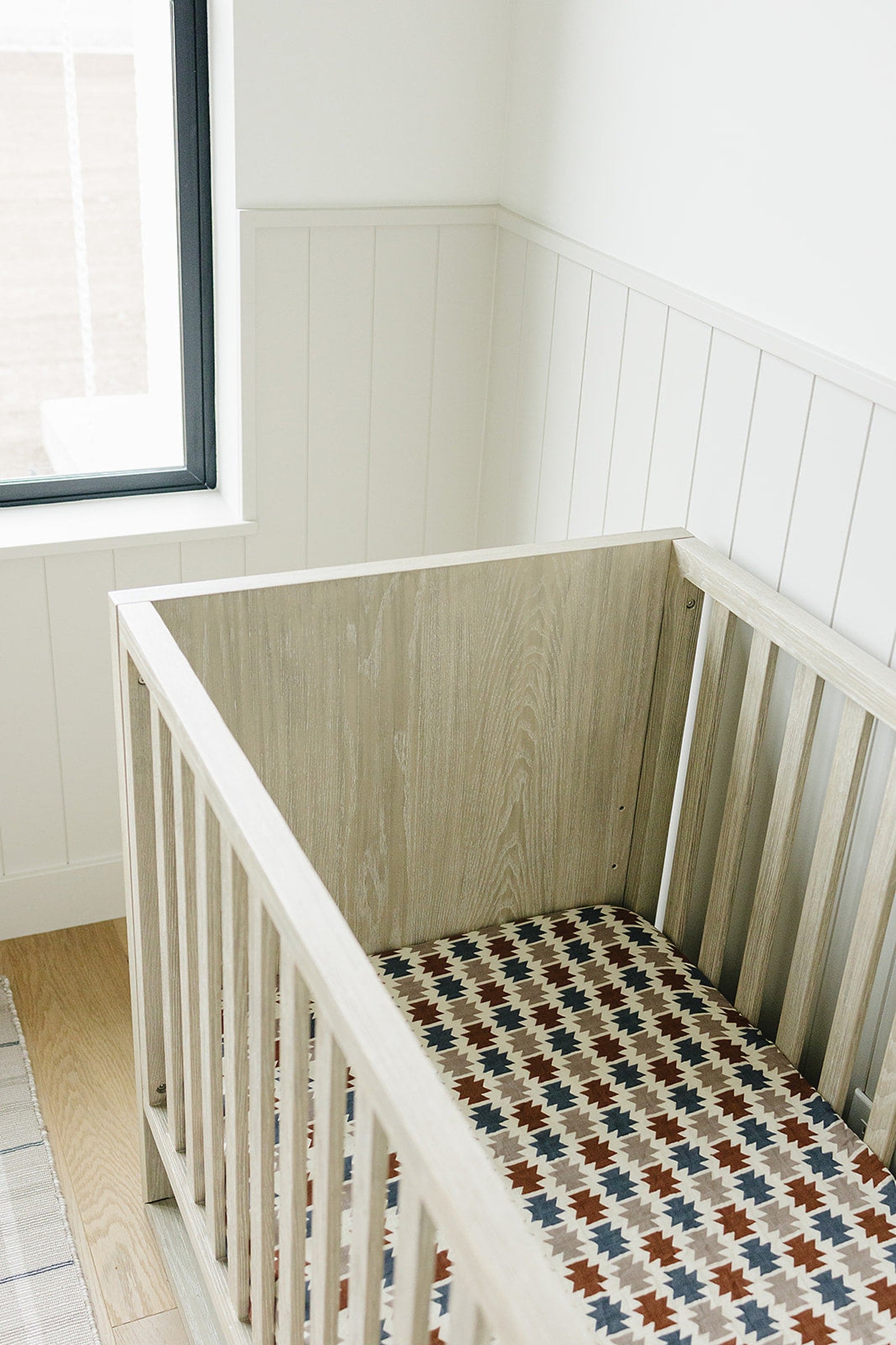 Western Aztec Muslin Crib Sheet, 100% Cotton, Baby Essentials, Rodeo Collection