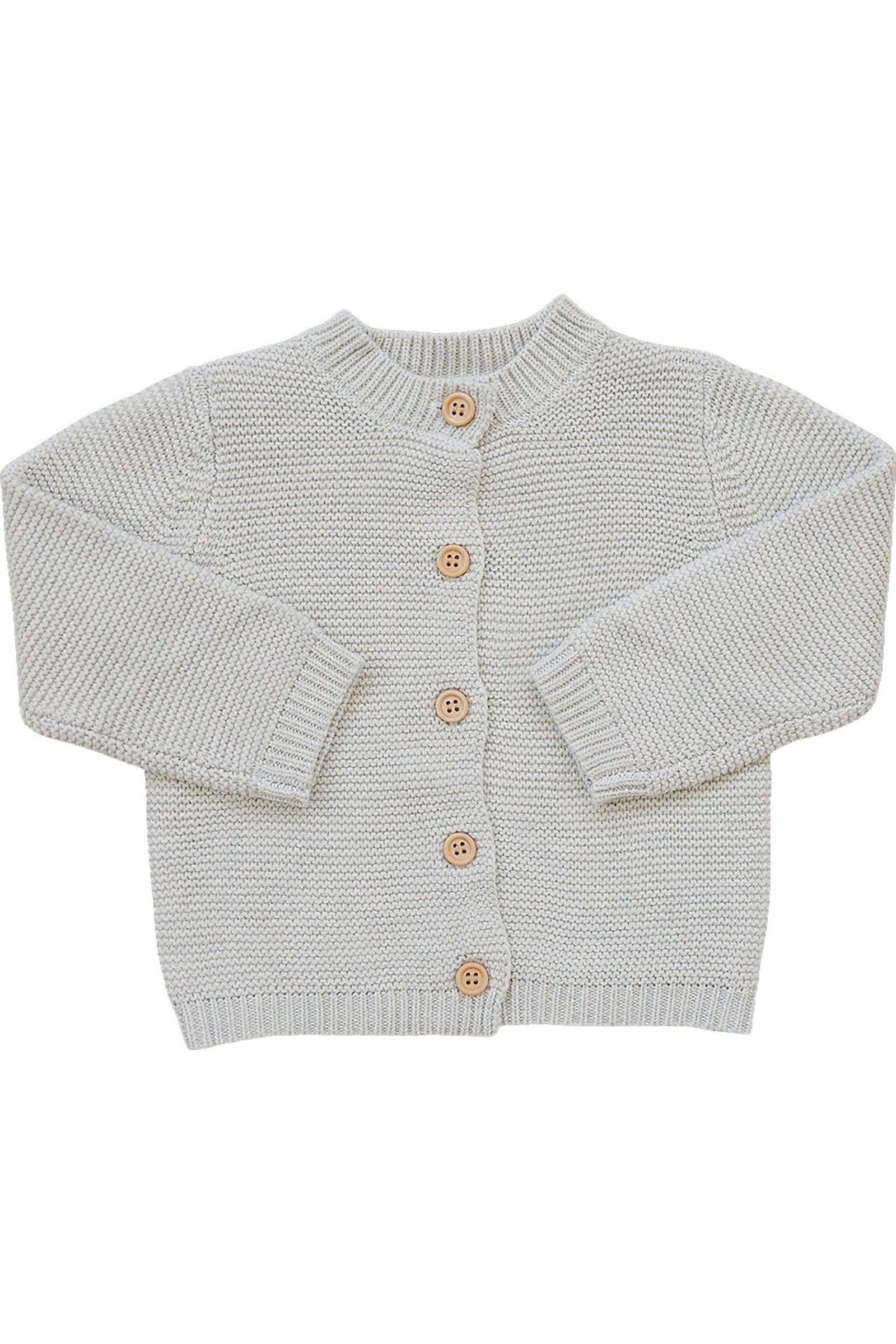 Oatmeal Knit Button Down Cardigan, 100% Cotton, Sizes 0-7