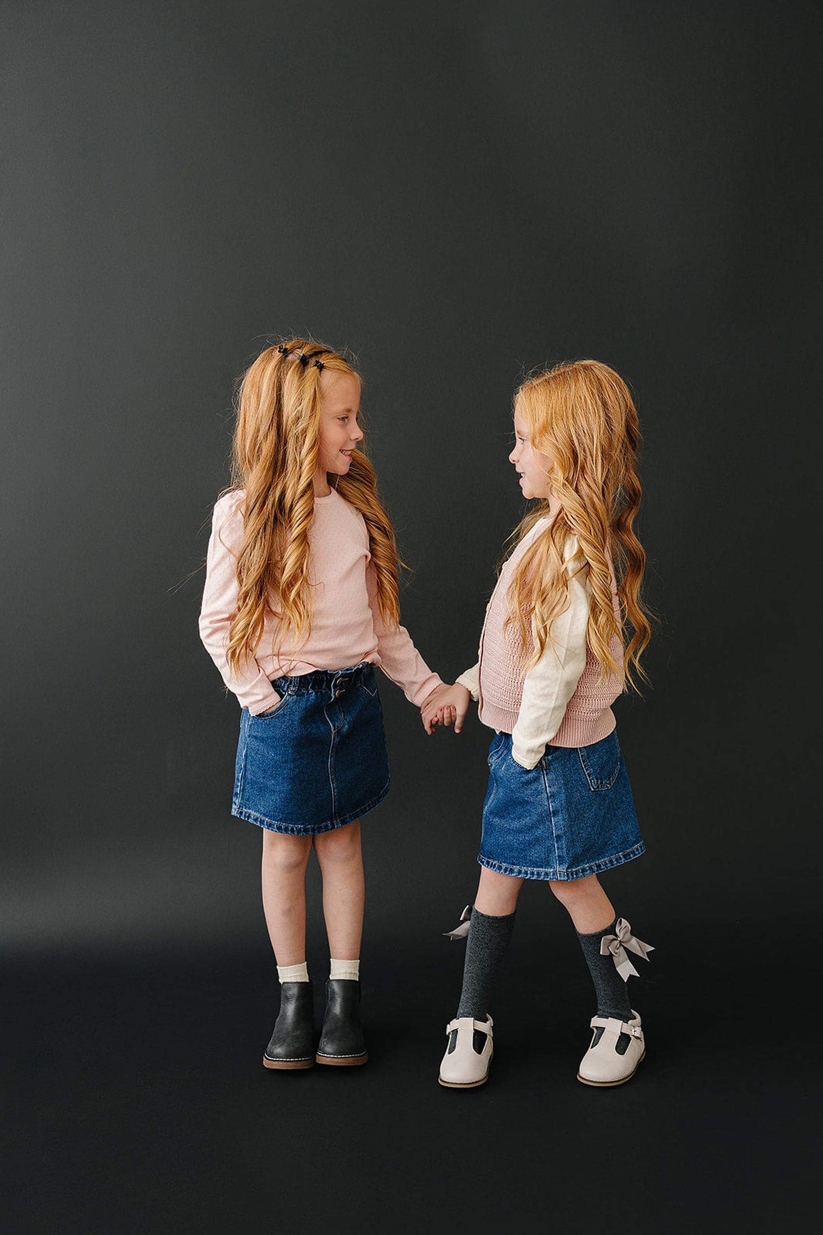Dark Wash Denim Skirt, 100% Cotton, Baby, Toddler & Kids