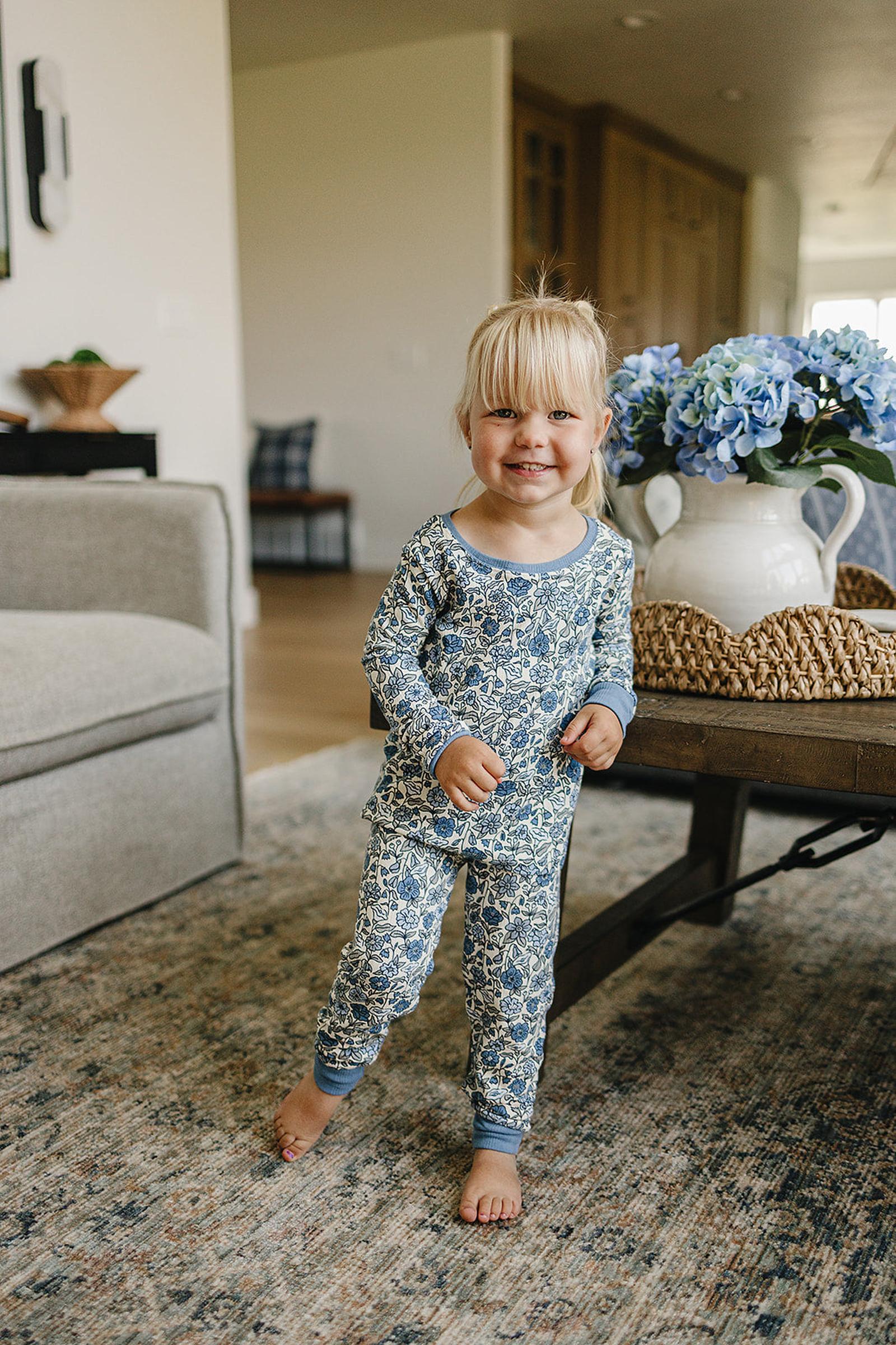 Bluebell Pointelle Cozy Pajama Set, Bamboo