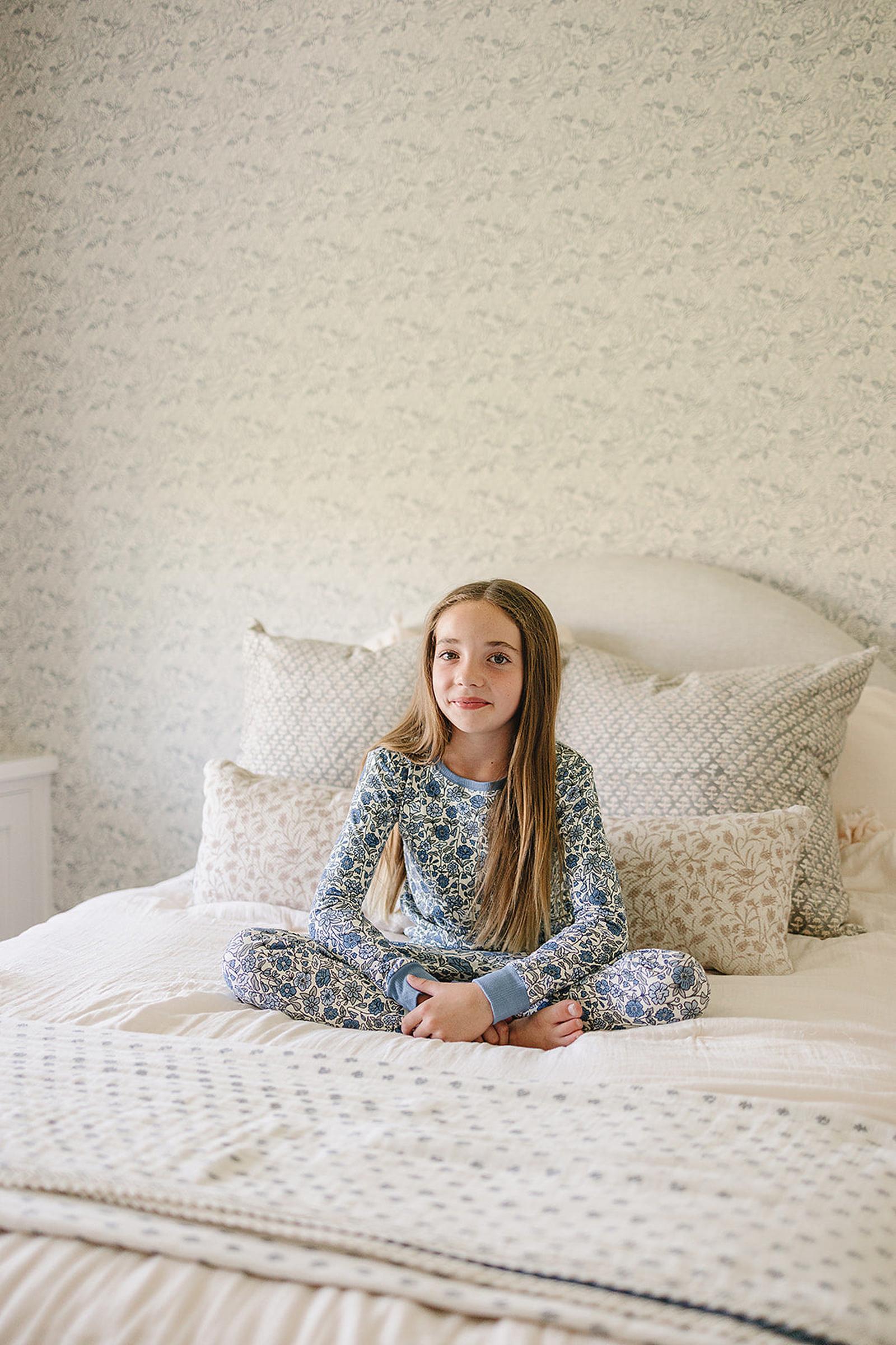 Bluebell Pointelle Cozy Pajama Set, Bamboo