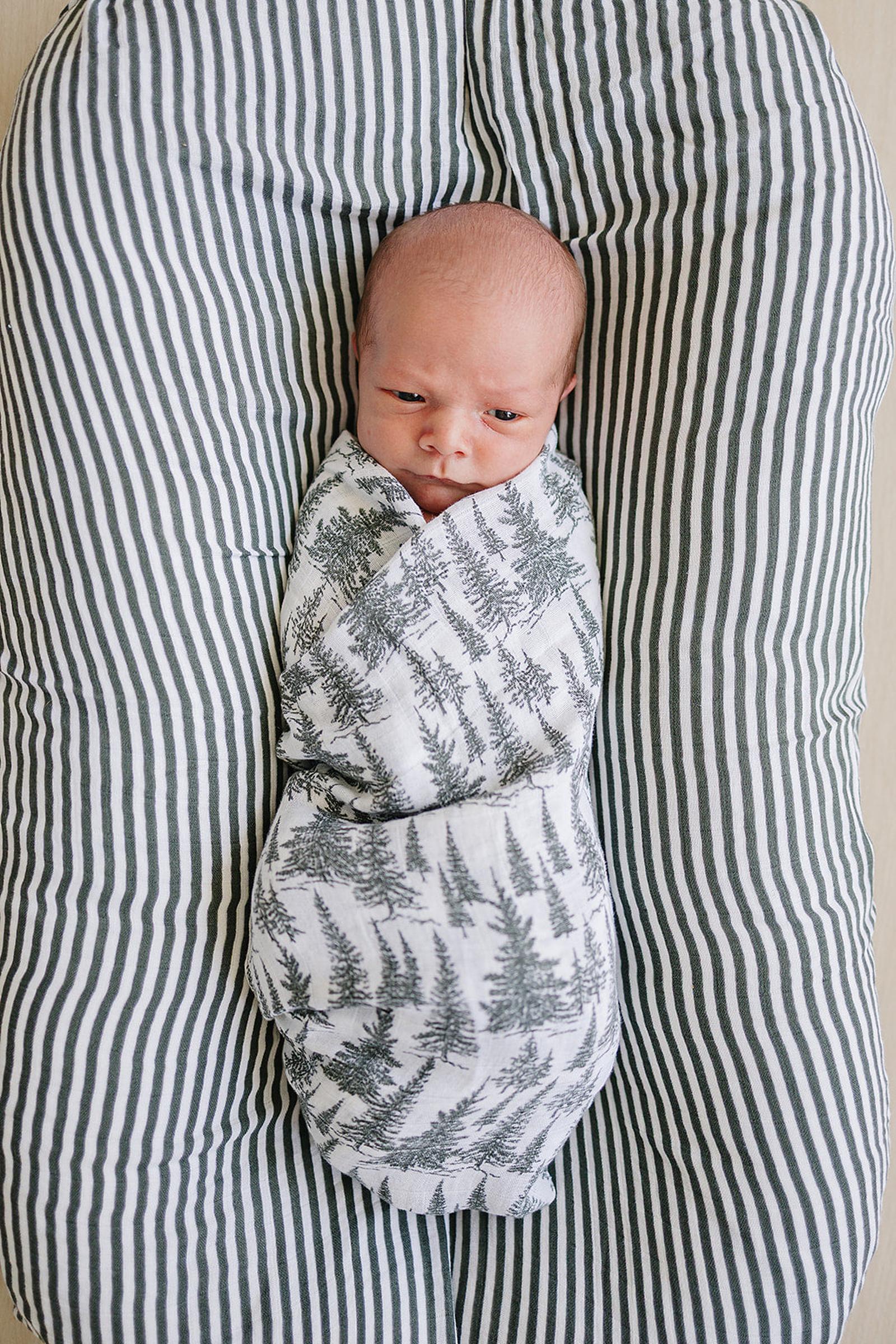 Forest Muslin Swaddle Blanket, 100% Cotton, Baby Essentials