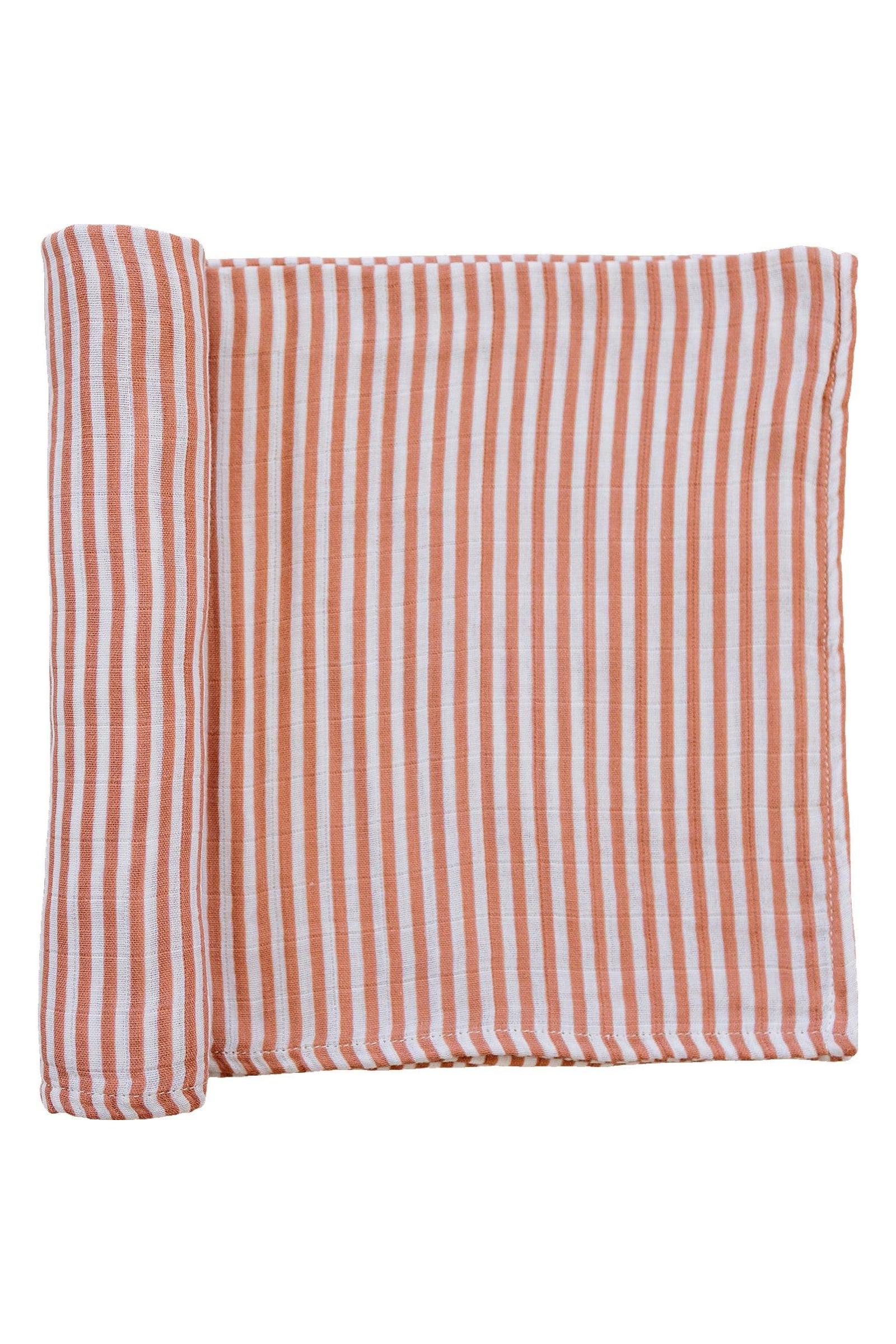 Pink Stripes Muslin Swaddle Blanket, 100% Cotton, Baby Essentials