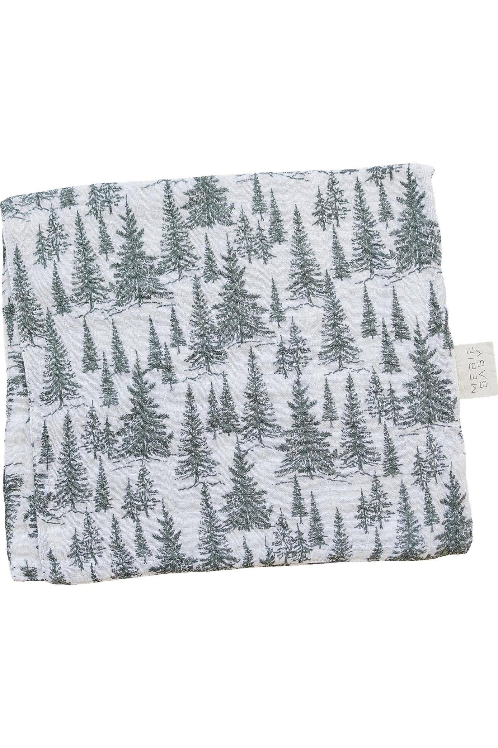 Forest Muslin Burp Cloth, 100% Cotton, Baby Essentials