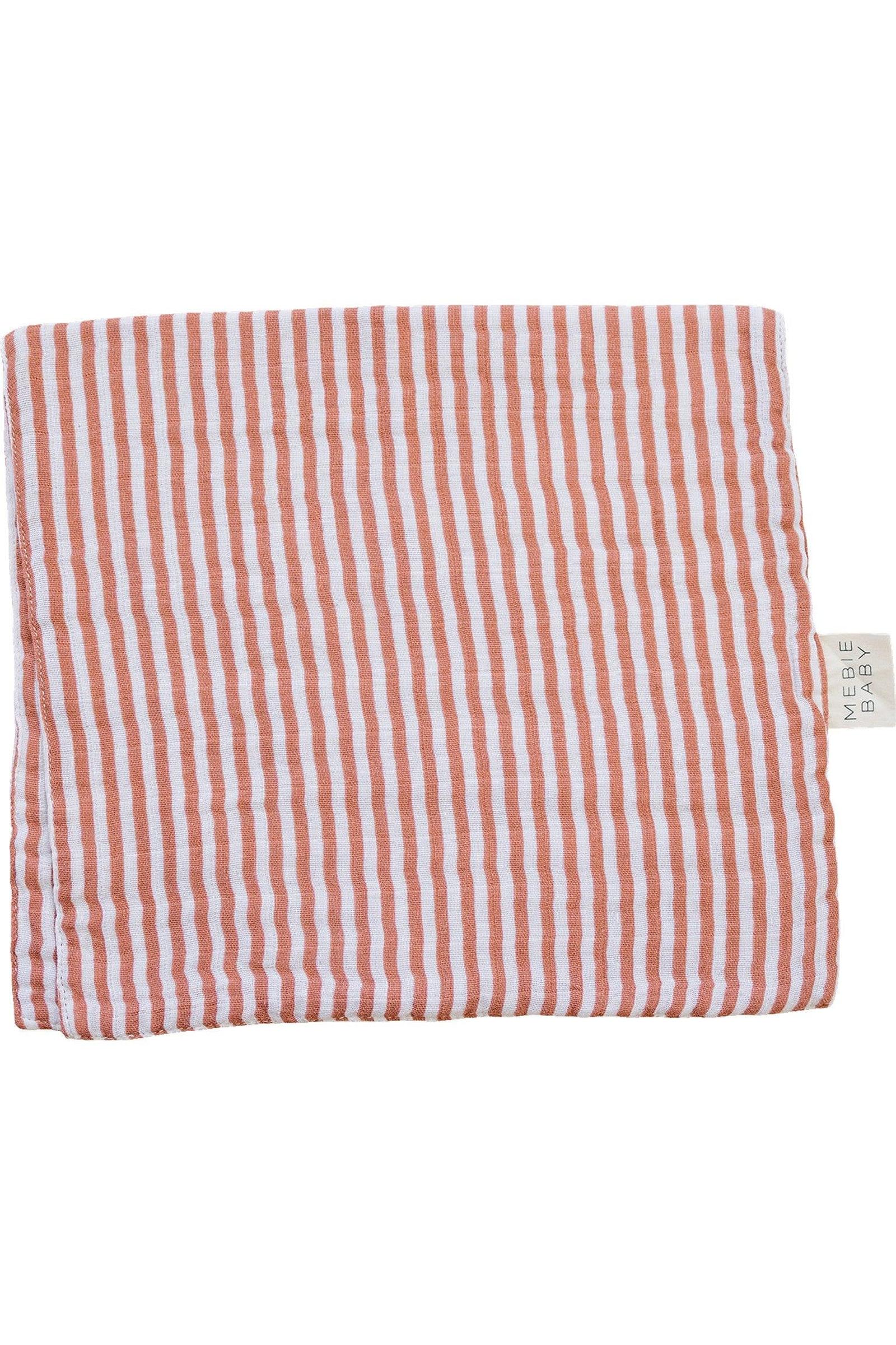 Pink Stripes Muslin Burp Cloth, 100% Cotton, Baby Essentials