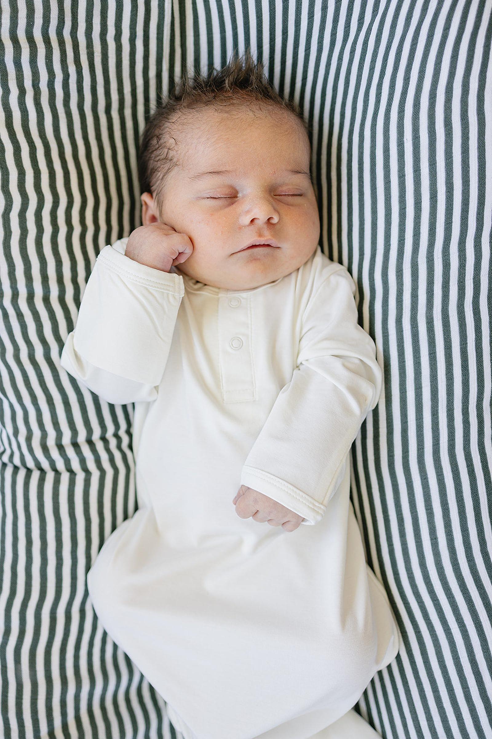 White Knot Gown, Bamboo, Baby Essentials