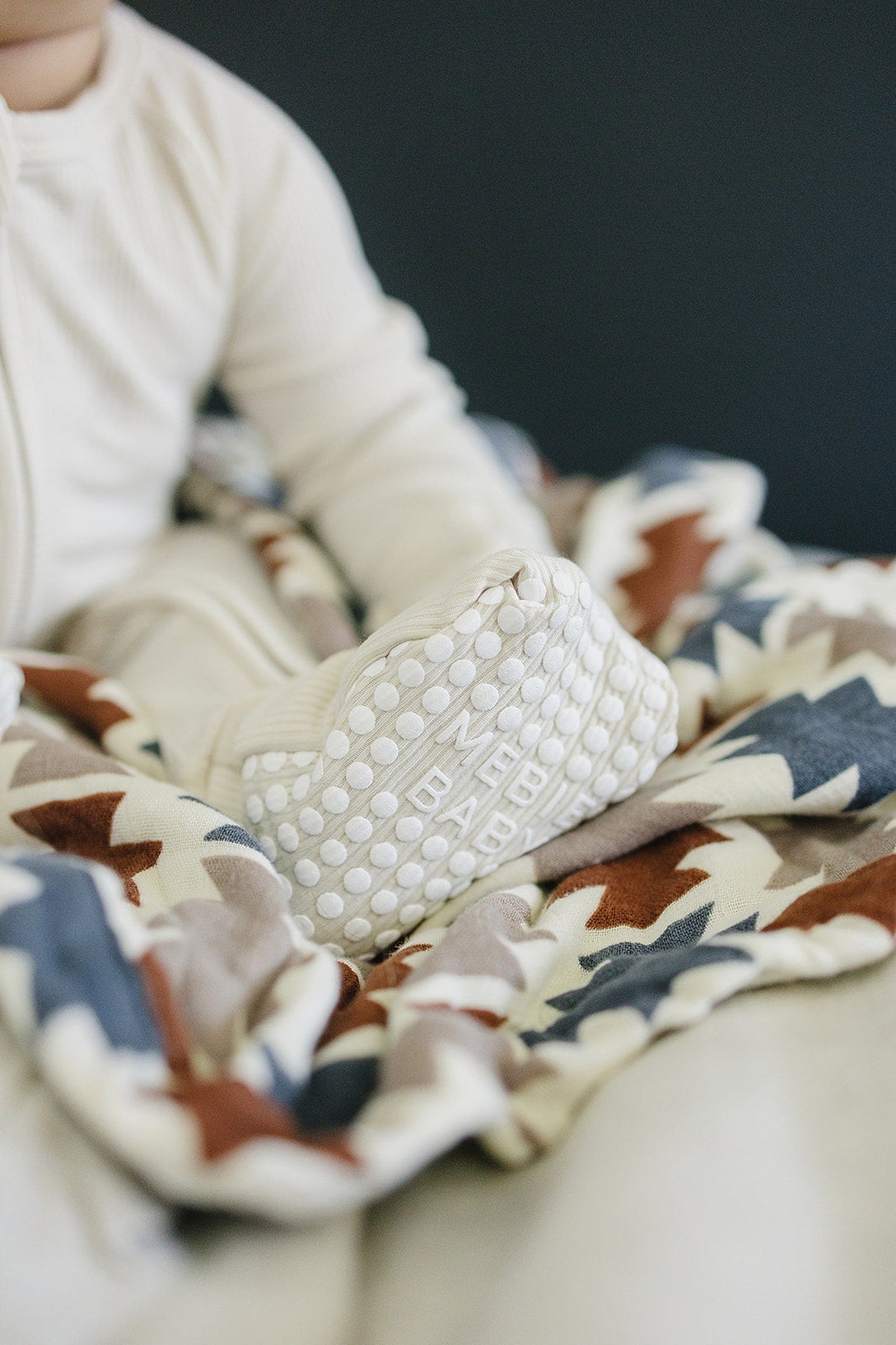 Cream Ribbed Zipper Pajama, Bamboo, Preemie, Baby Essentials