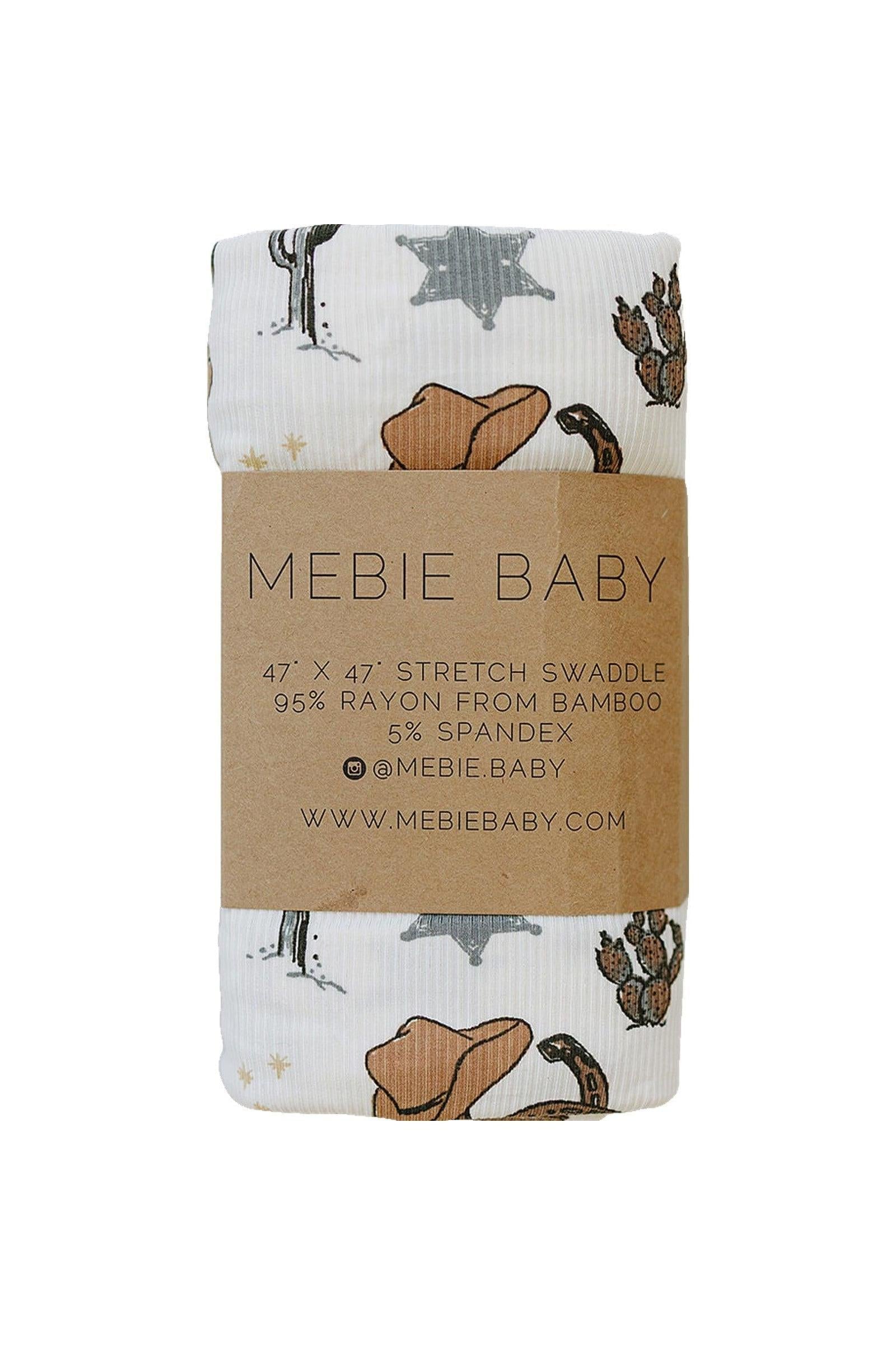 Outlaw Cowboy Ribbed Stretch Swaddle | Rodeo Collection | Bamboo | Baby Essentials