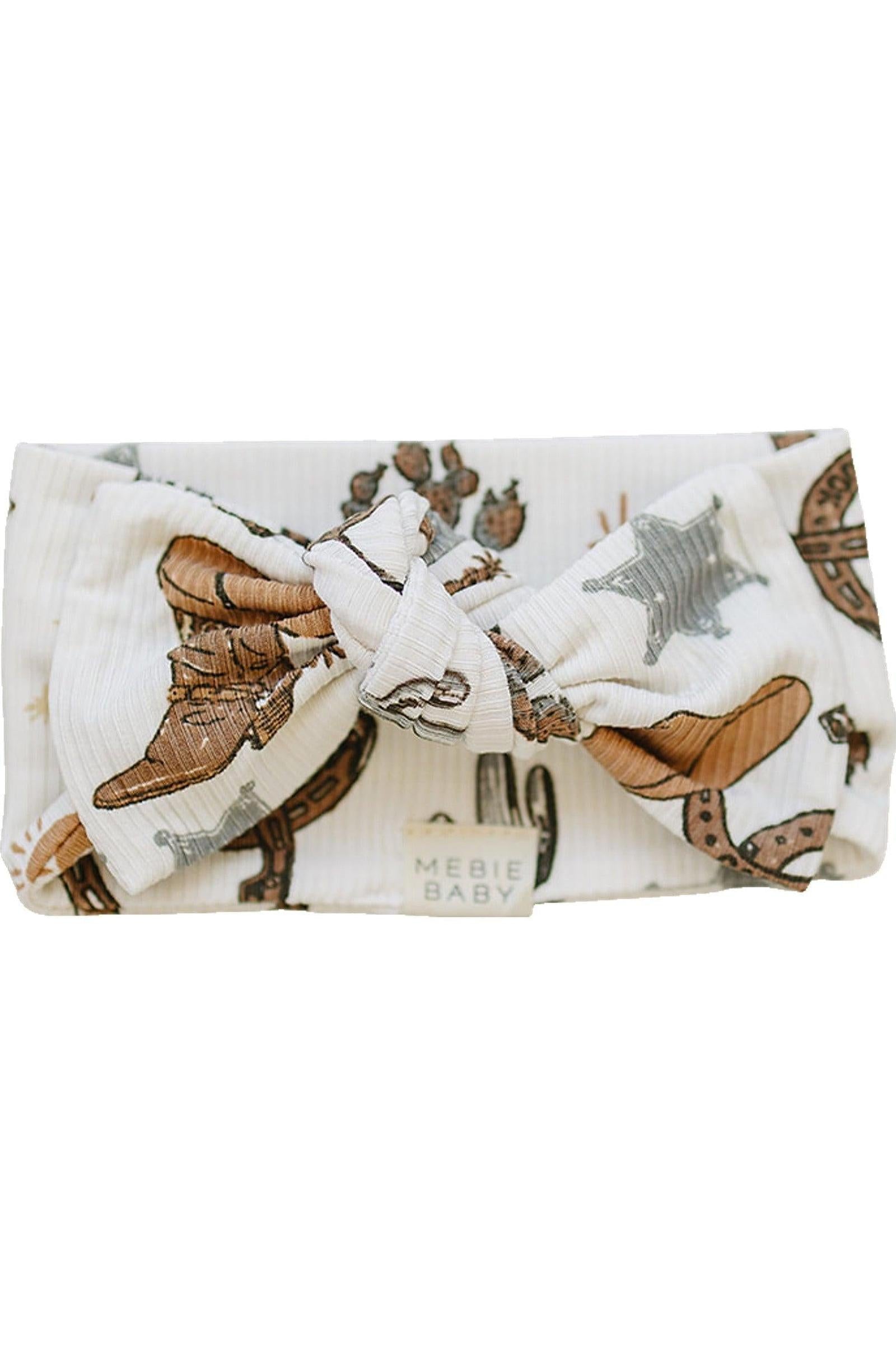 Outlaw Cowboy Ribbed Head Wrap, Rodeo Collection, Bamboo, Baby