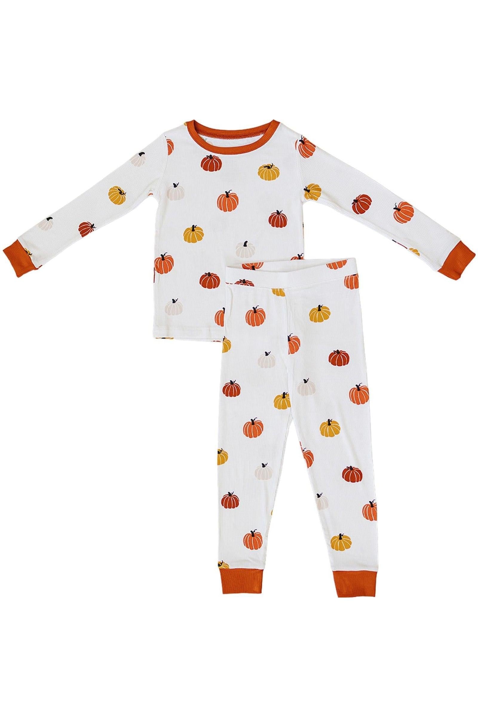 Pumpkin Patch Harvest Cozy Pajama Set, Bamboo, Gender Neutral, Baby, Toddler & Kids
